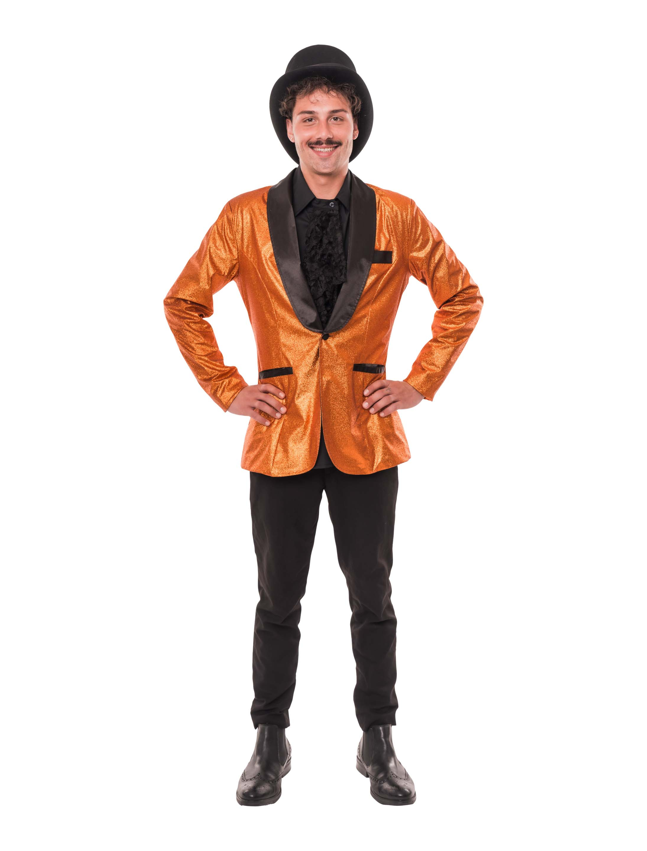 Jackett Glitzer Herren bronze M