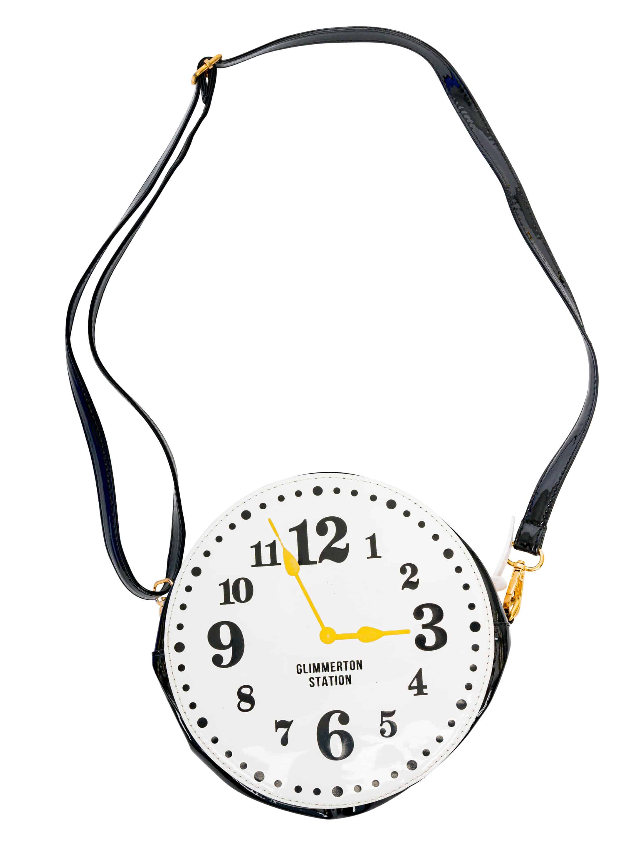 Tasche Uhr schwarz/weiß