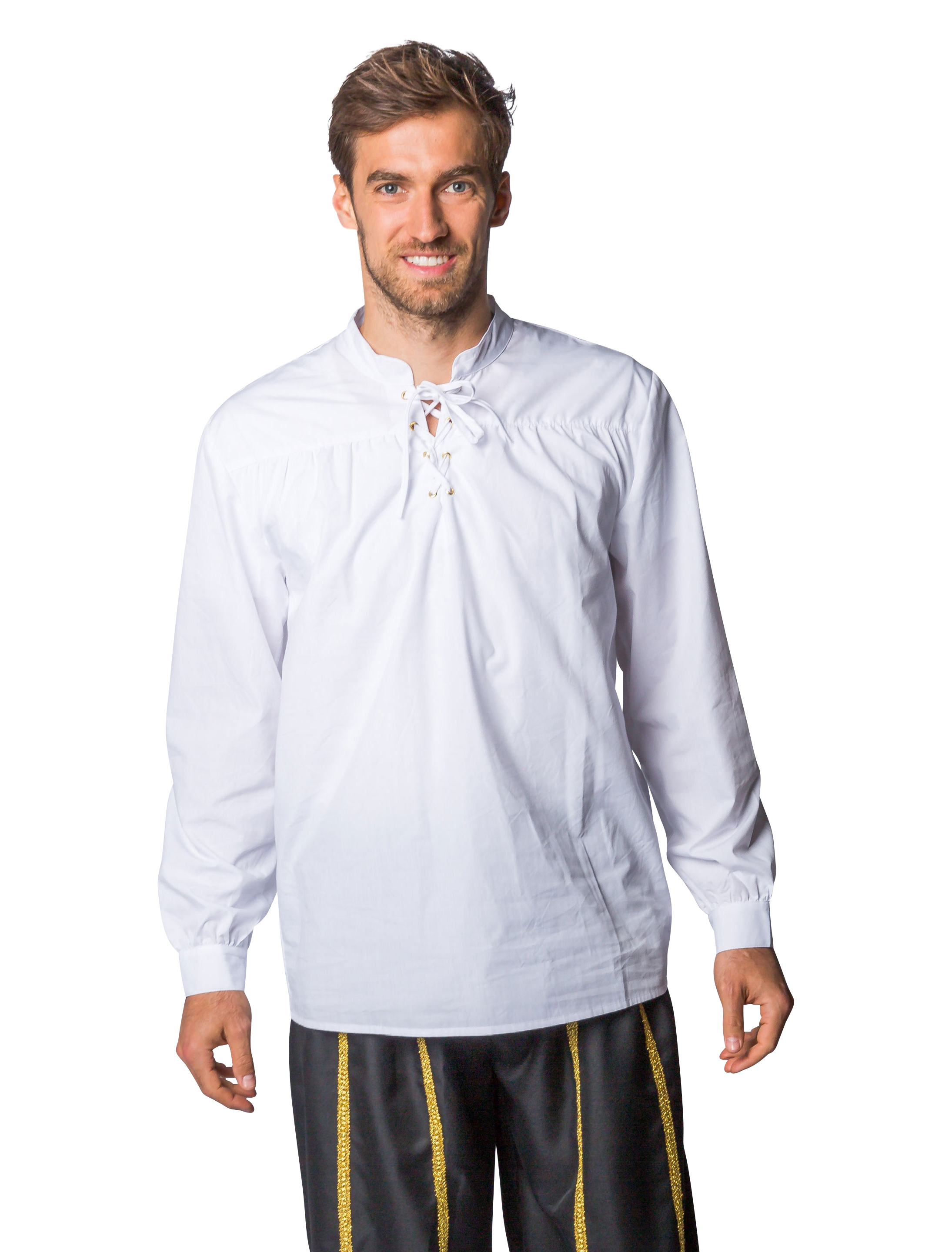 Shirt langarm Pirat weiß 3XL/4XL
