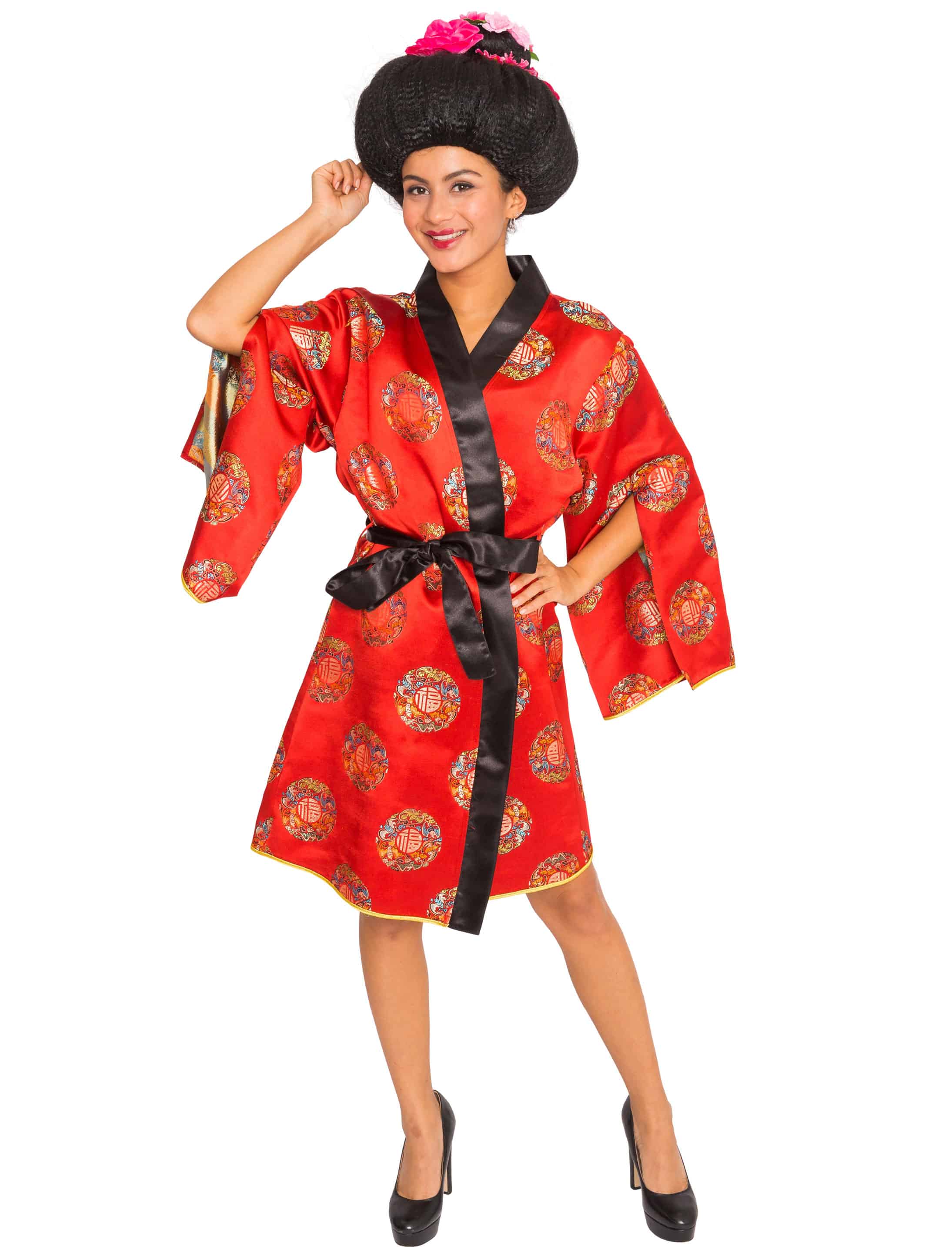 Kimono Damen rot 4XL/5XL