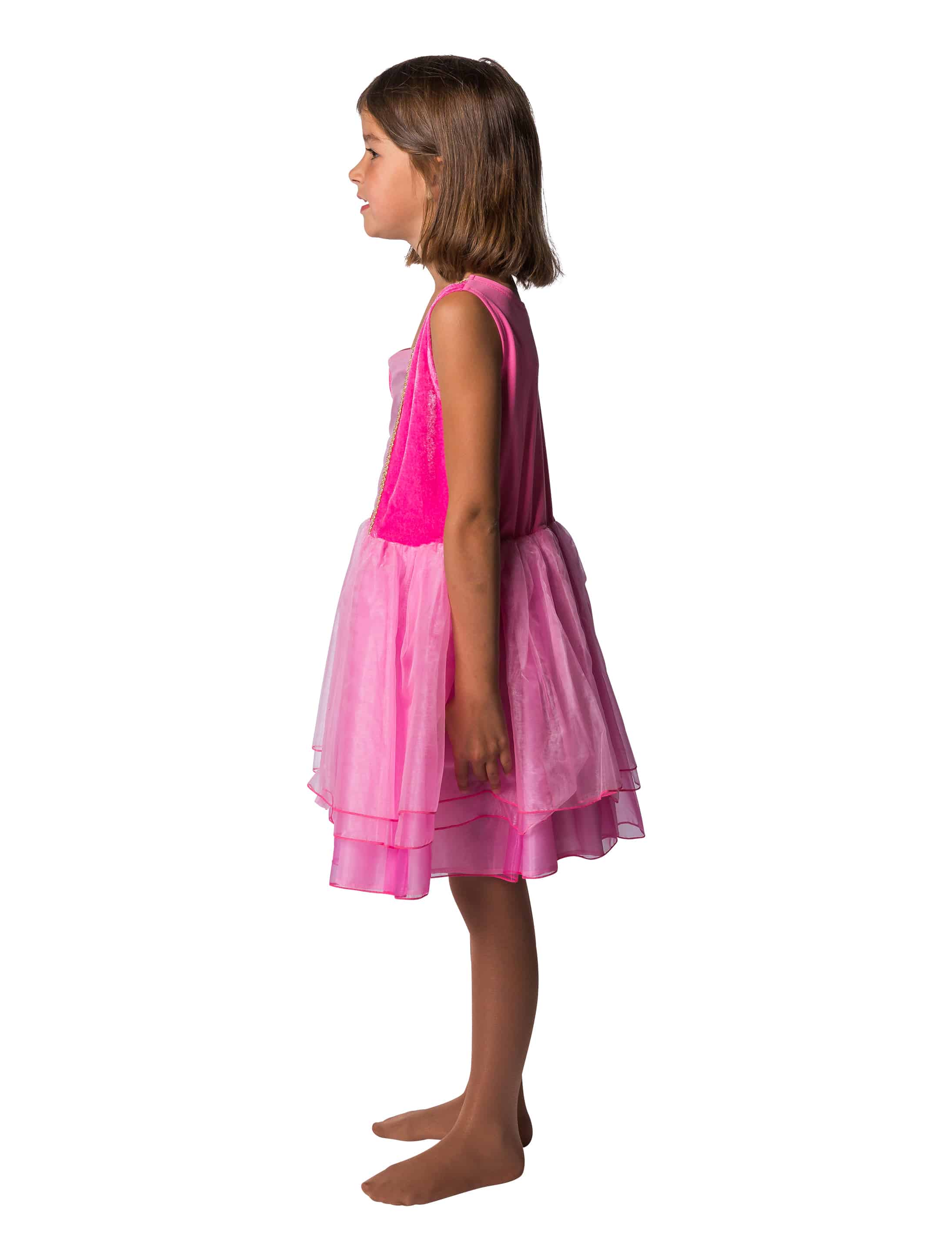 Kleid Flamingo Kinder pink 9-10 Jahre