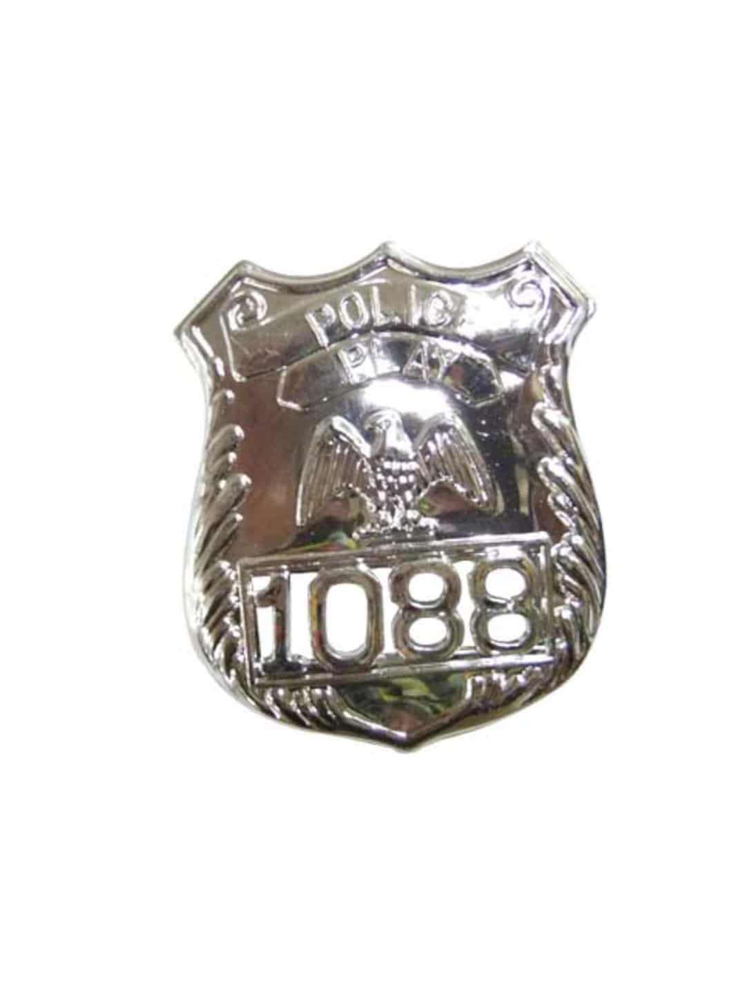 Polizeimarke silber
