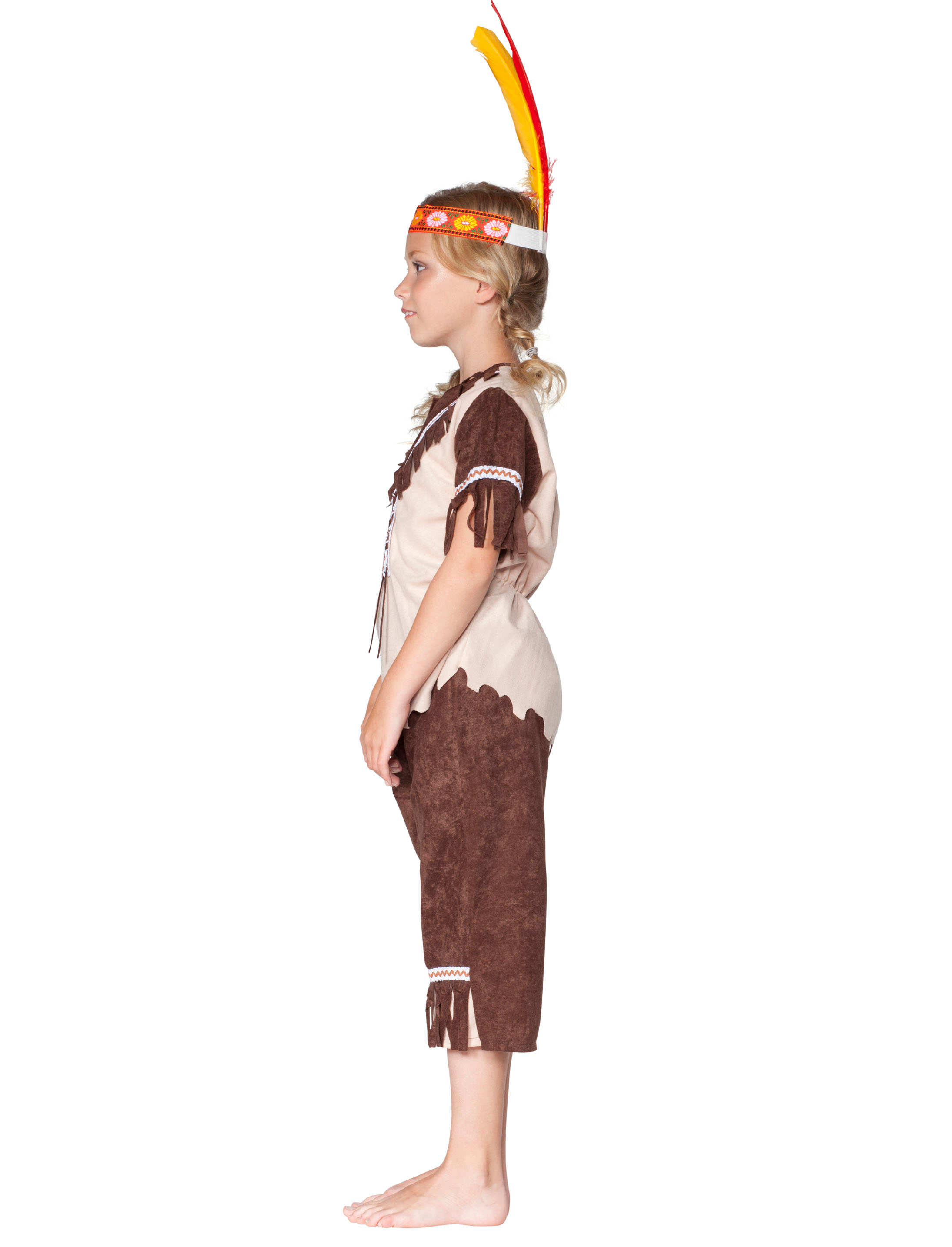 Indianerin Honani Mädchen 2-tlg. beige 116 Indianerin Honani Mädchen 2-tlg. beige 116