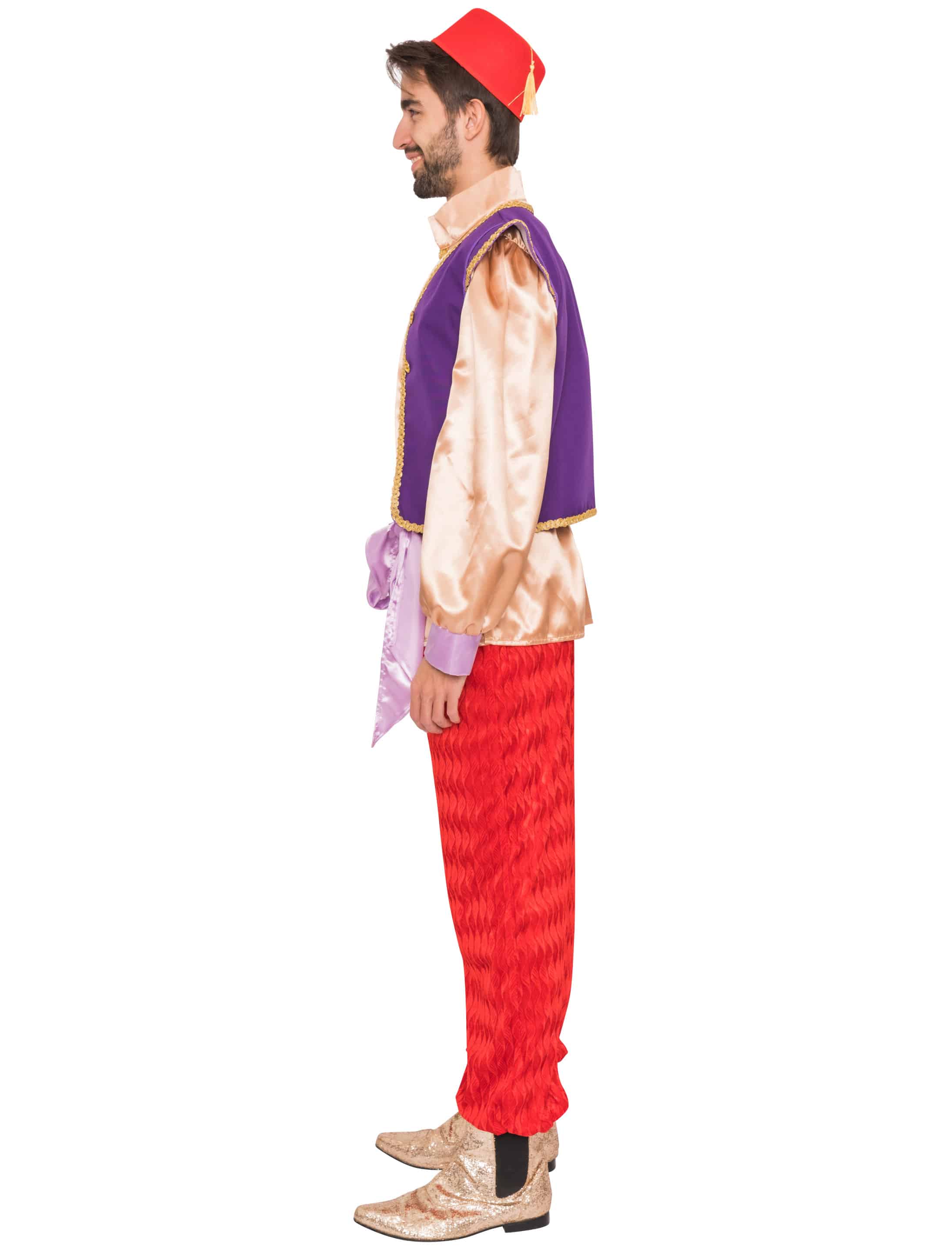 Kostüm Sultan Herren 4-tlg. bunt L/XL