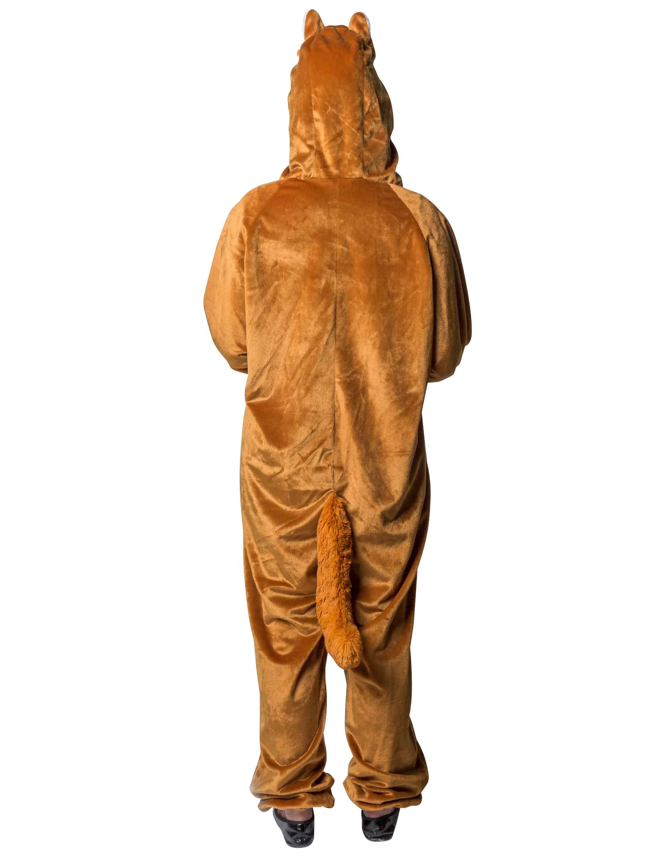 Overall Plüsch Fuchs Damen braun 34-36