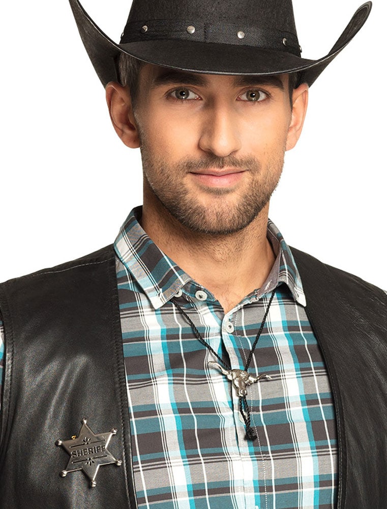 Cowboy Set Kette und Sheriffstern Cowboy Set Kette und Sheriffstern