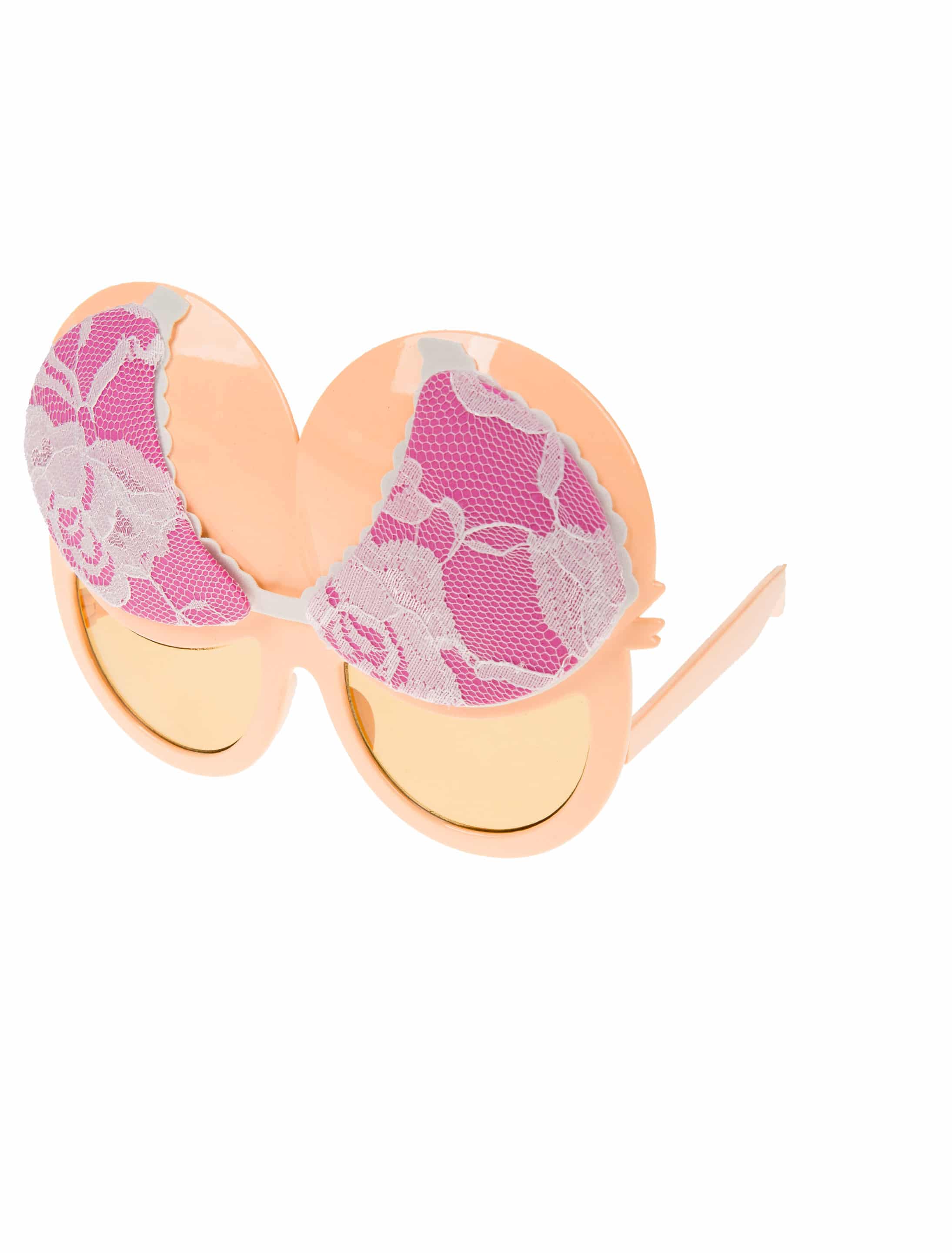 Brille mit rosa Bikini