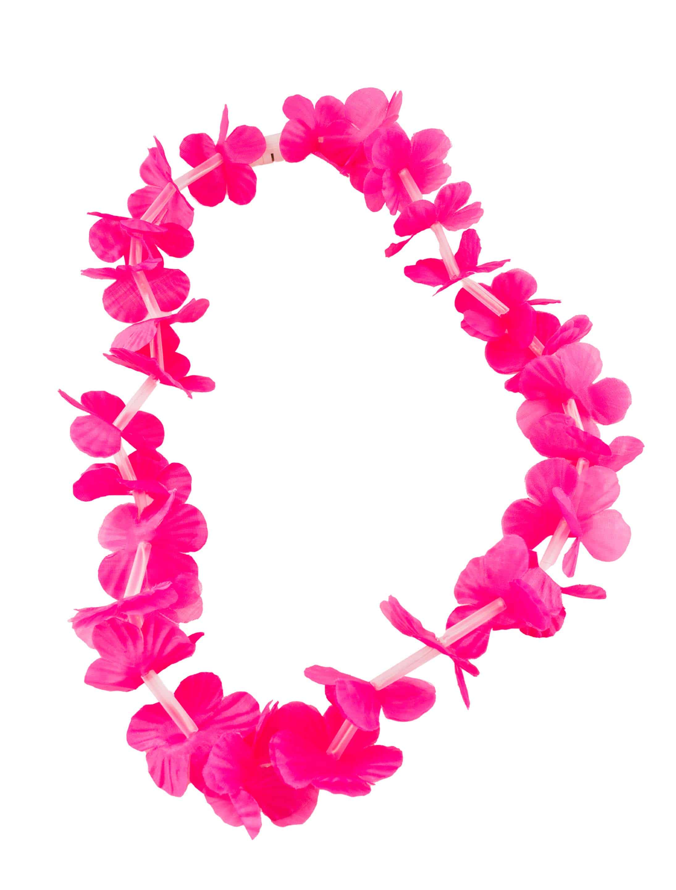 LED Hawaiikette pink