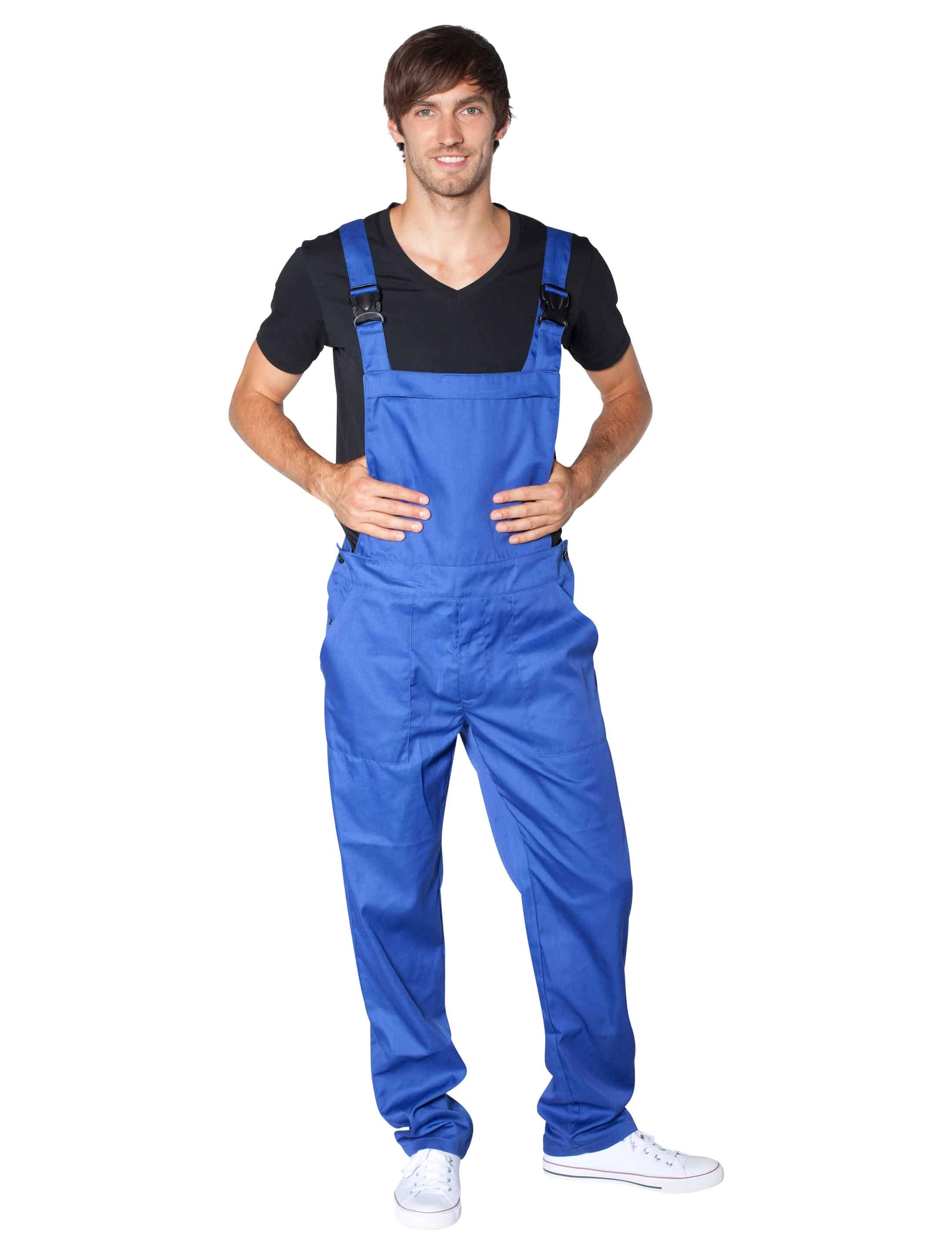 Latzhose Herren blau L