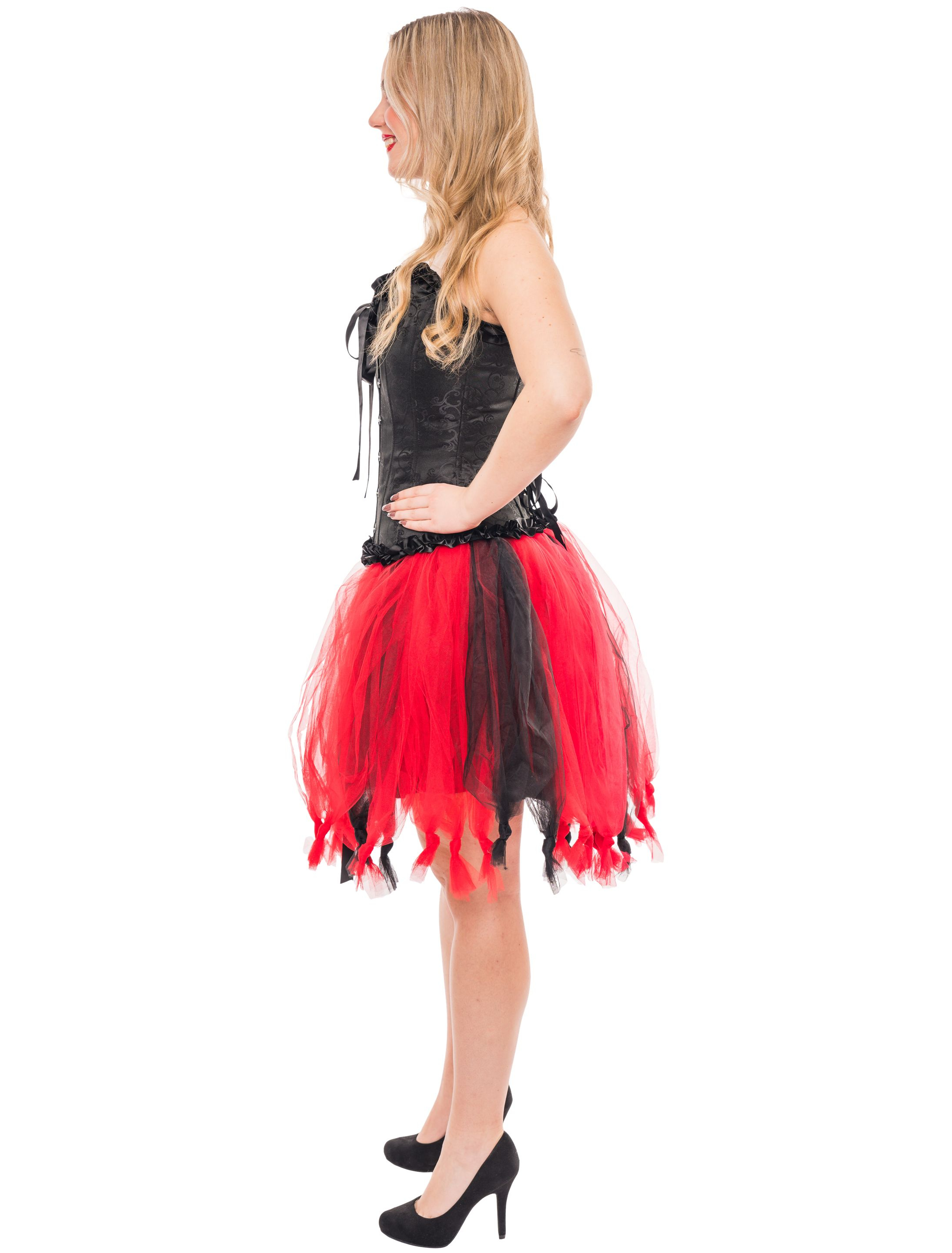 Petticoat de luxe rot/schwarz one size