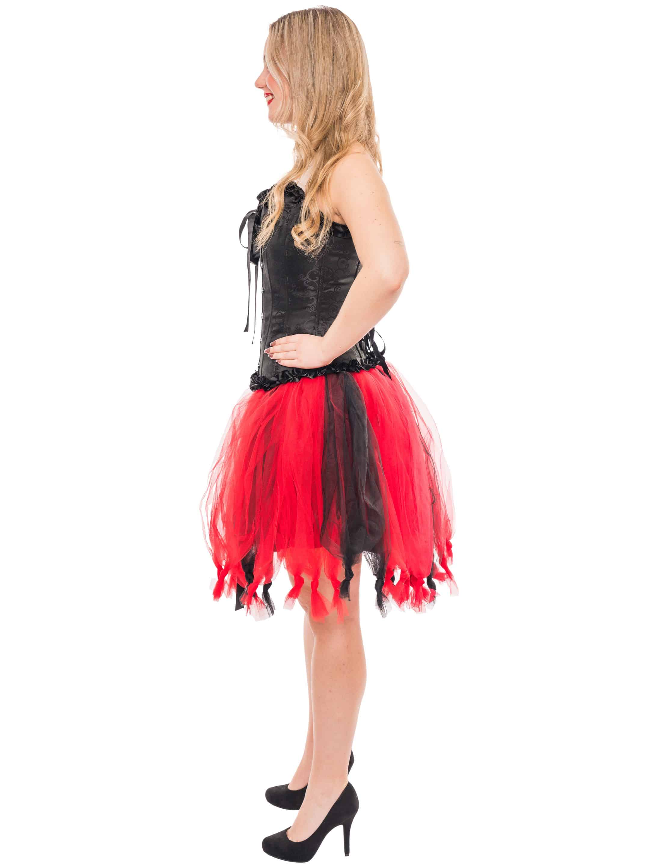 Petticoat de luxe rot/schwarz one size Petticoat de luxe rot/schwarz one size