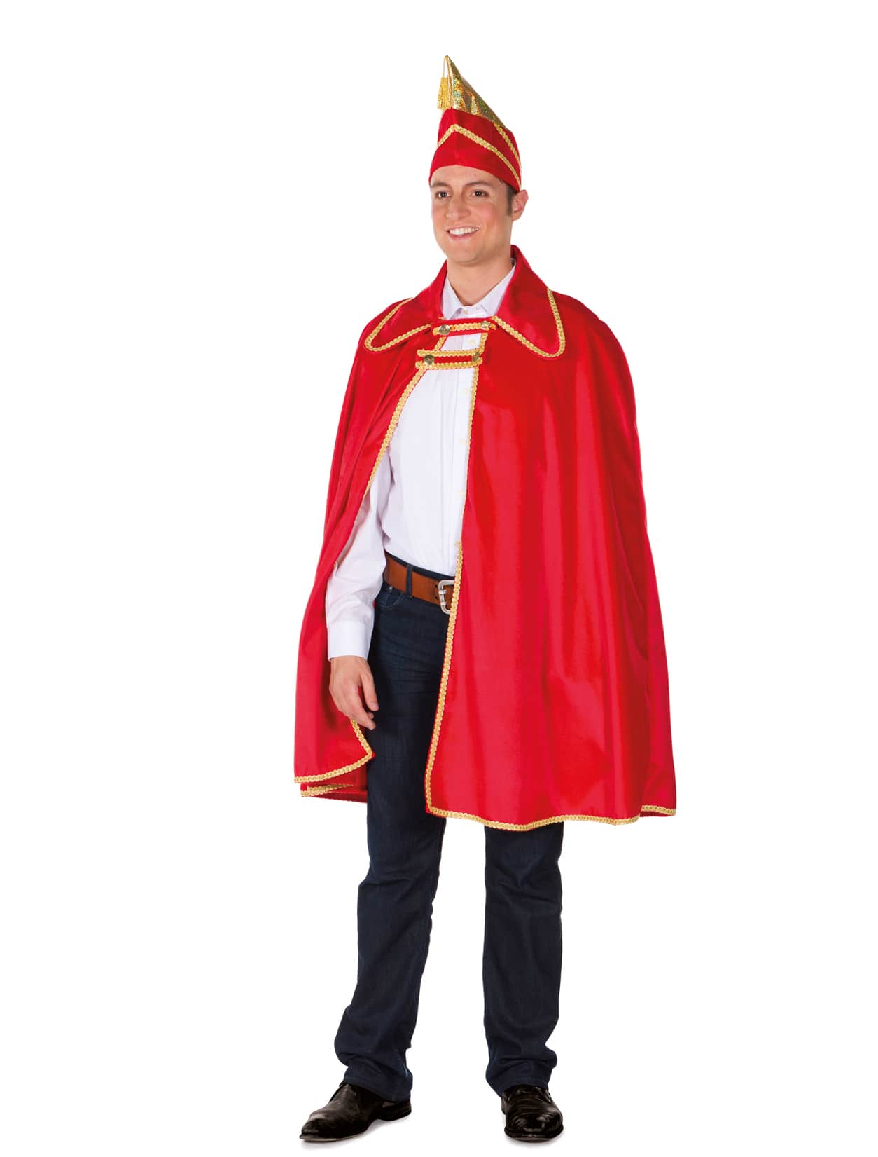 Cape Prinz Herren 2-tlg. Herren rot one size