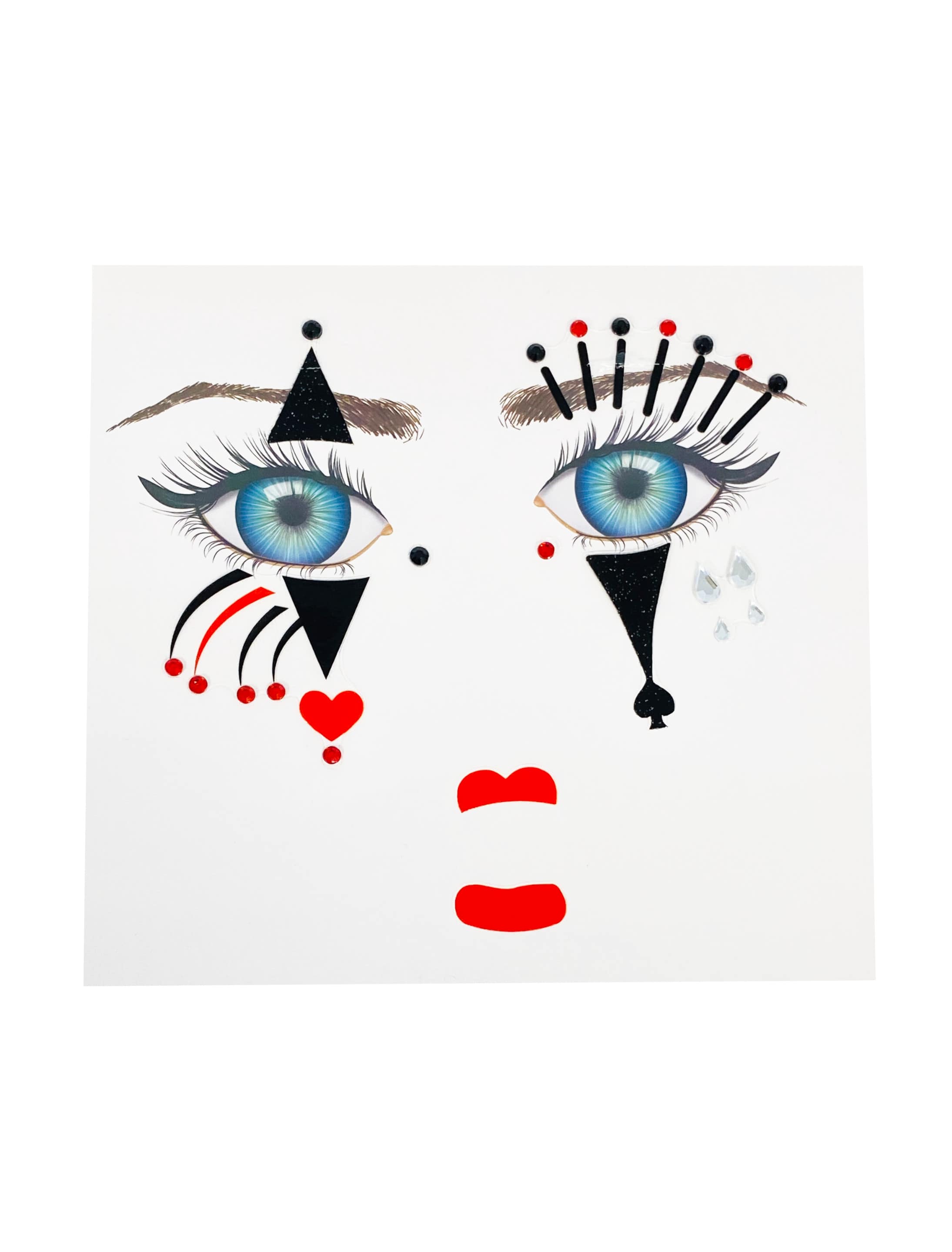 Gesichtstattoo Pantomime