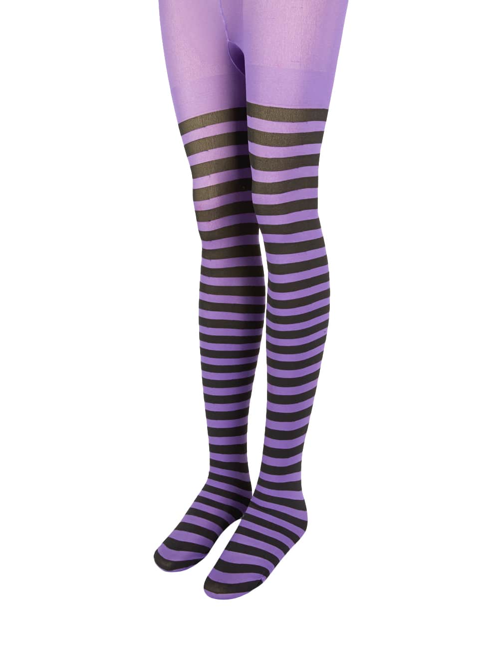 Strumpfhose 60den Damen lila/schwarz S/M
