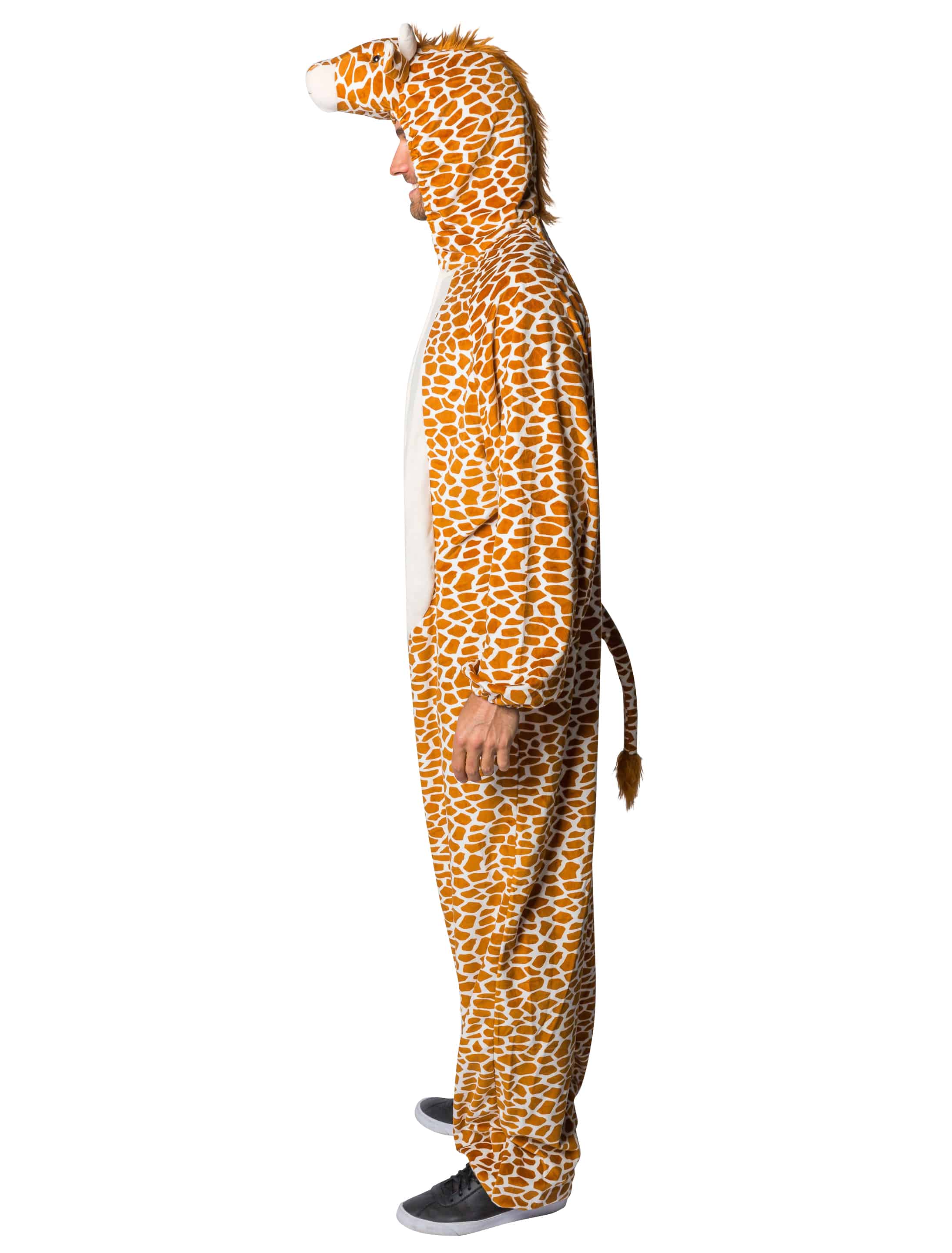 Overall Plüsch Giraffe Herren hellbraun 56-58