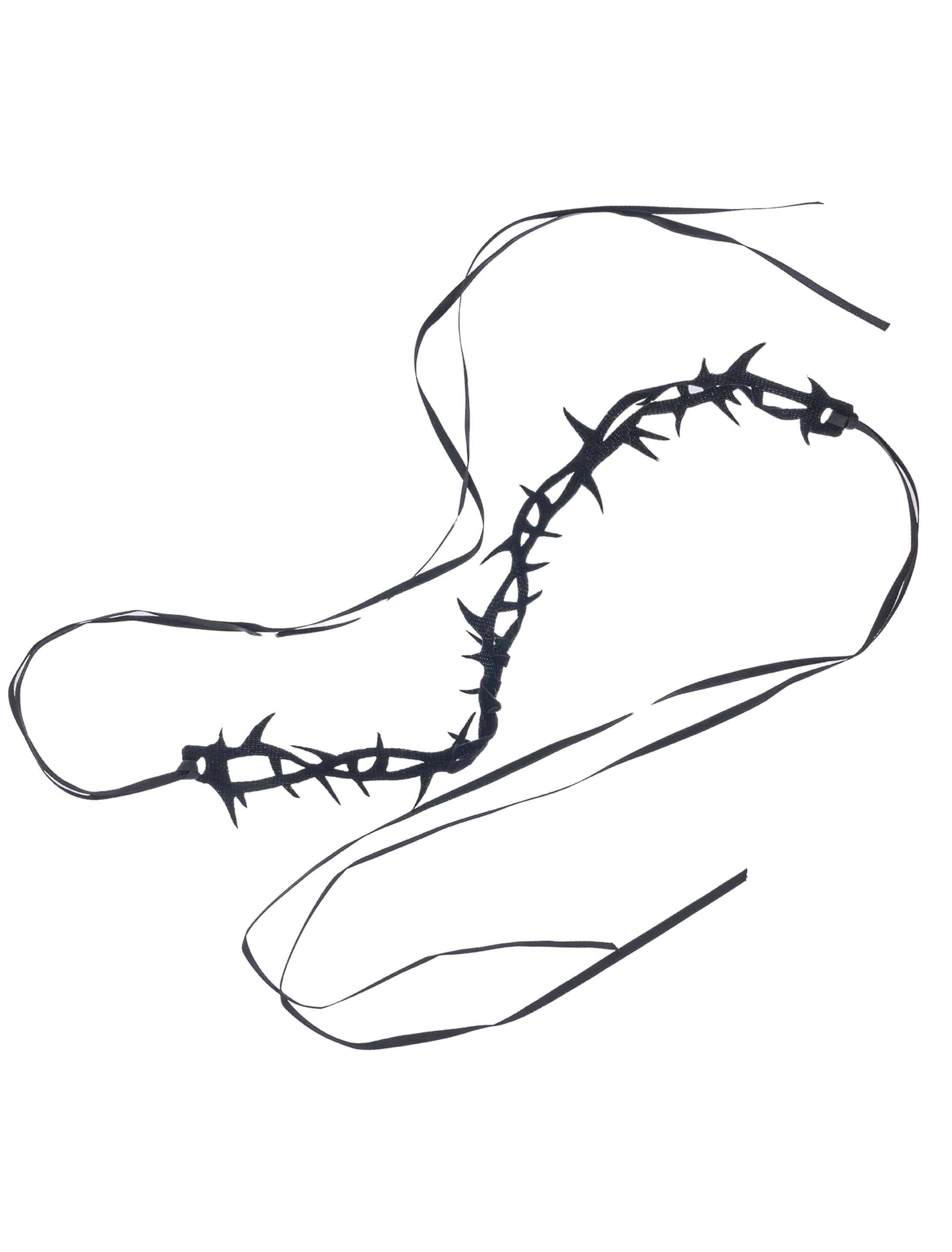 Choker Stacheldraht schwarz
