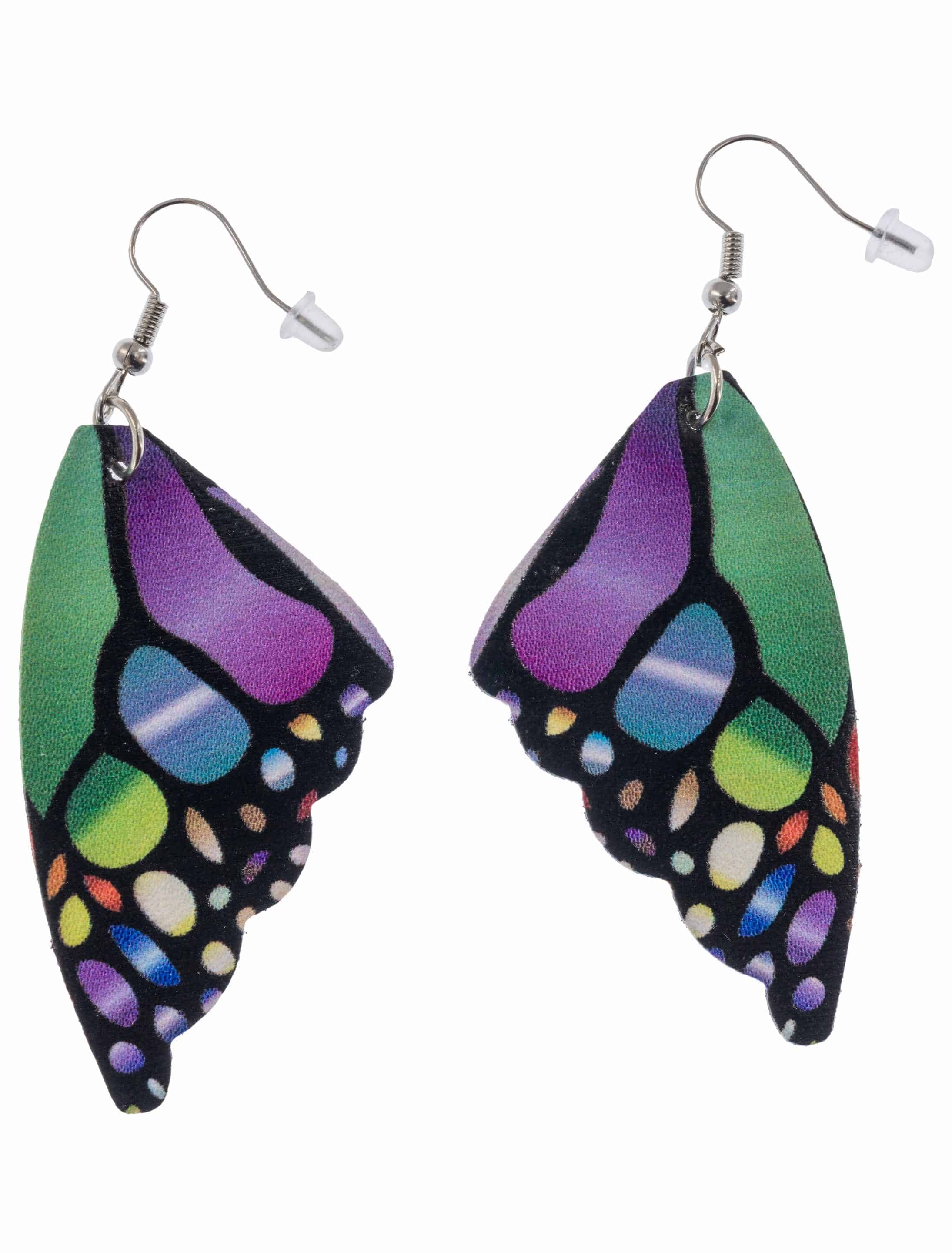 Ohrringe Schmetterling bunt