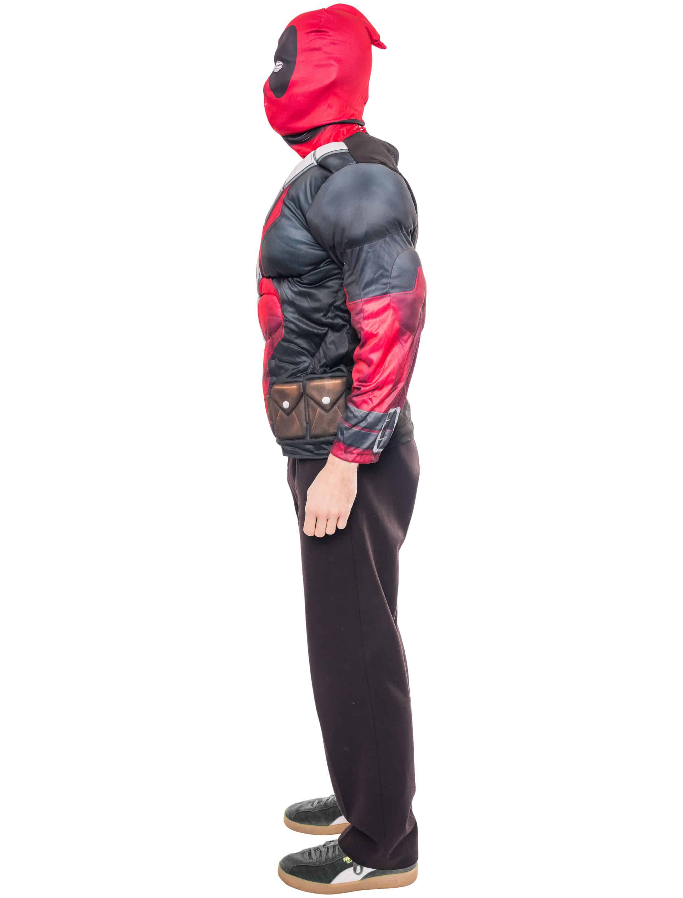 Kostüm Deadpool 2tlg. schwarz/rot Herren schwarz/rot M Kostüm Deadpool 2tlg. schwarz/rot Herren schwarz/rot M