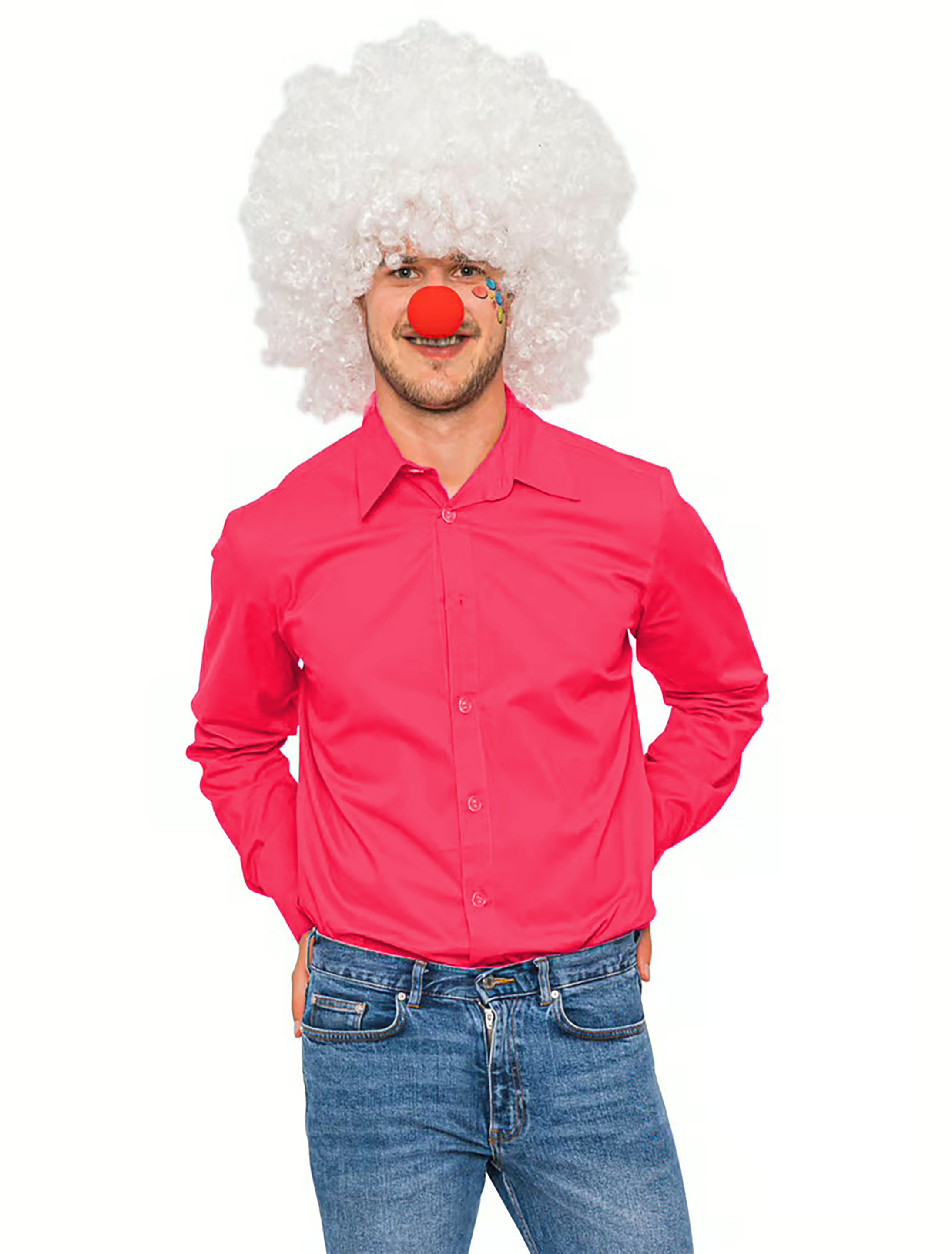 Hemd Herren pink 5XL