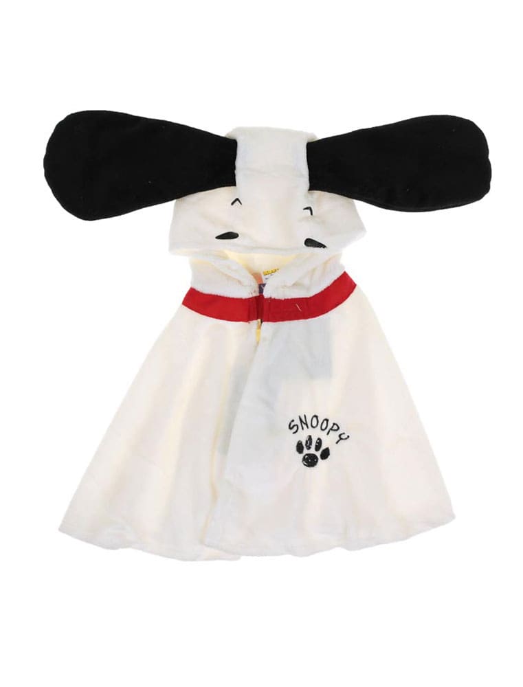 Cape Snoopy Plüsch Kinder weiß 86-110