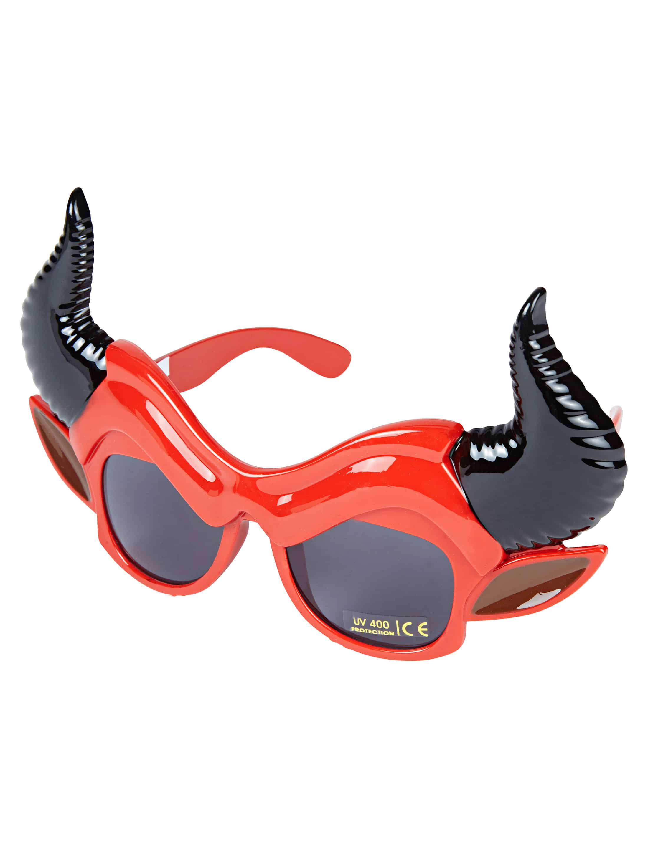 Brille mit Teufelshörnern schwarz