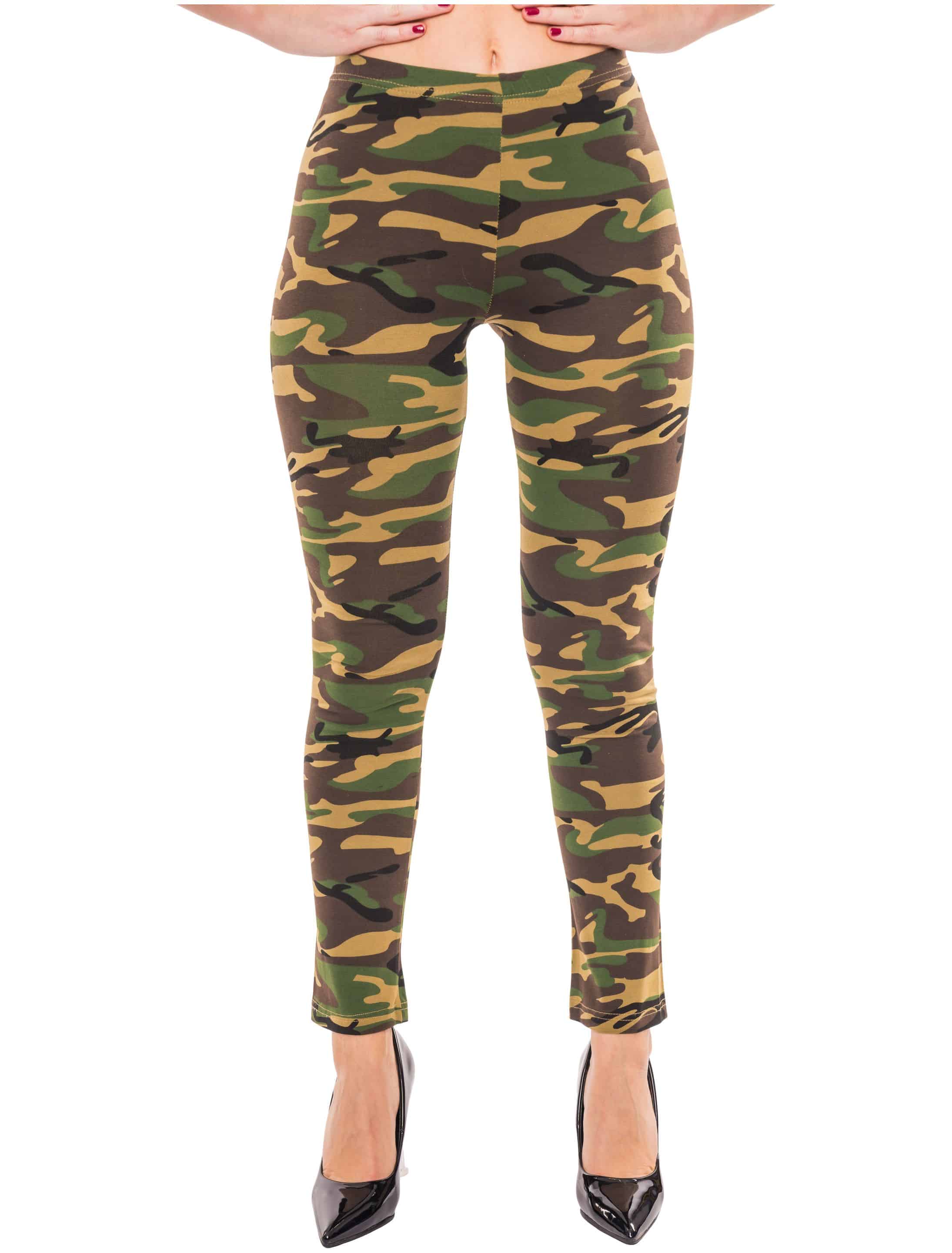 Leggings Damen camouflage L/XL