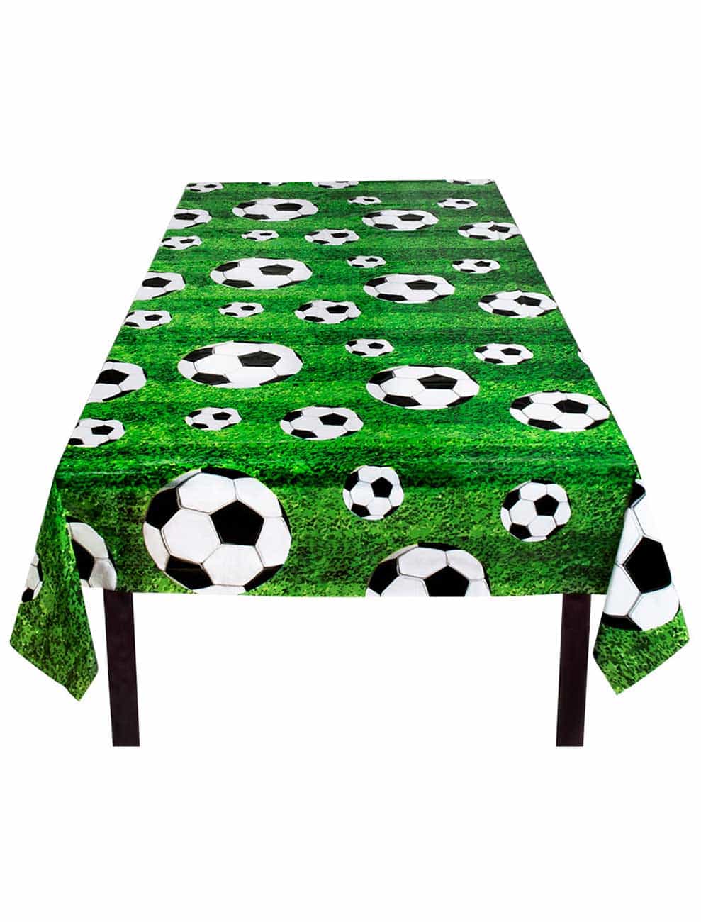 Tischdecke Fußball 120 x 180 cm Kinder grün