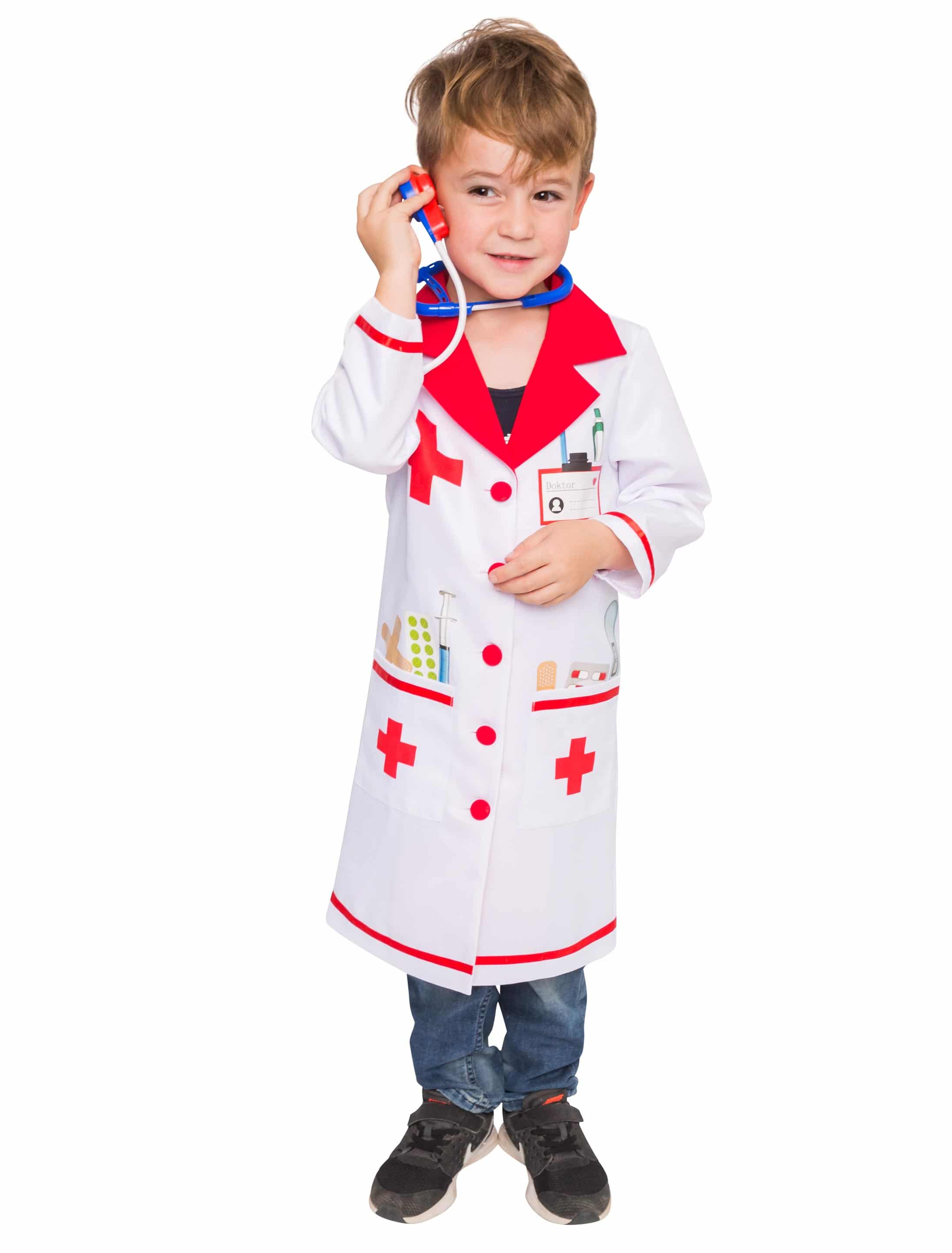 Doktorkittel Kinder weiß 140 Doktorkittel Kinder weiß 140