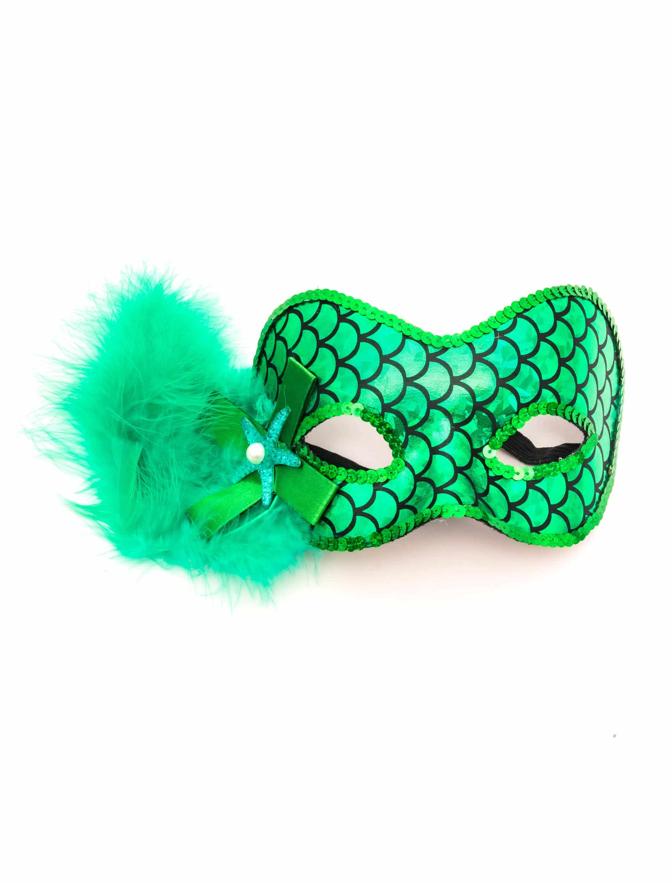 Maske Meerjungfrau grün