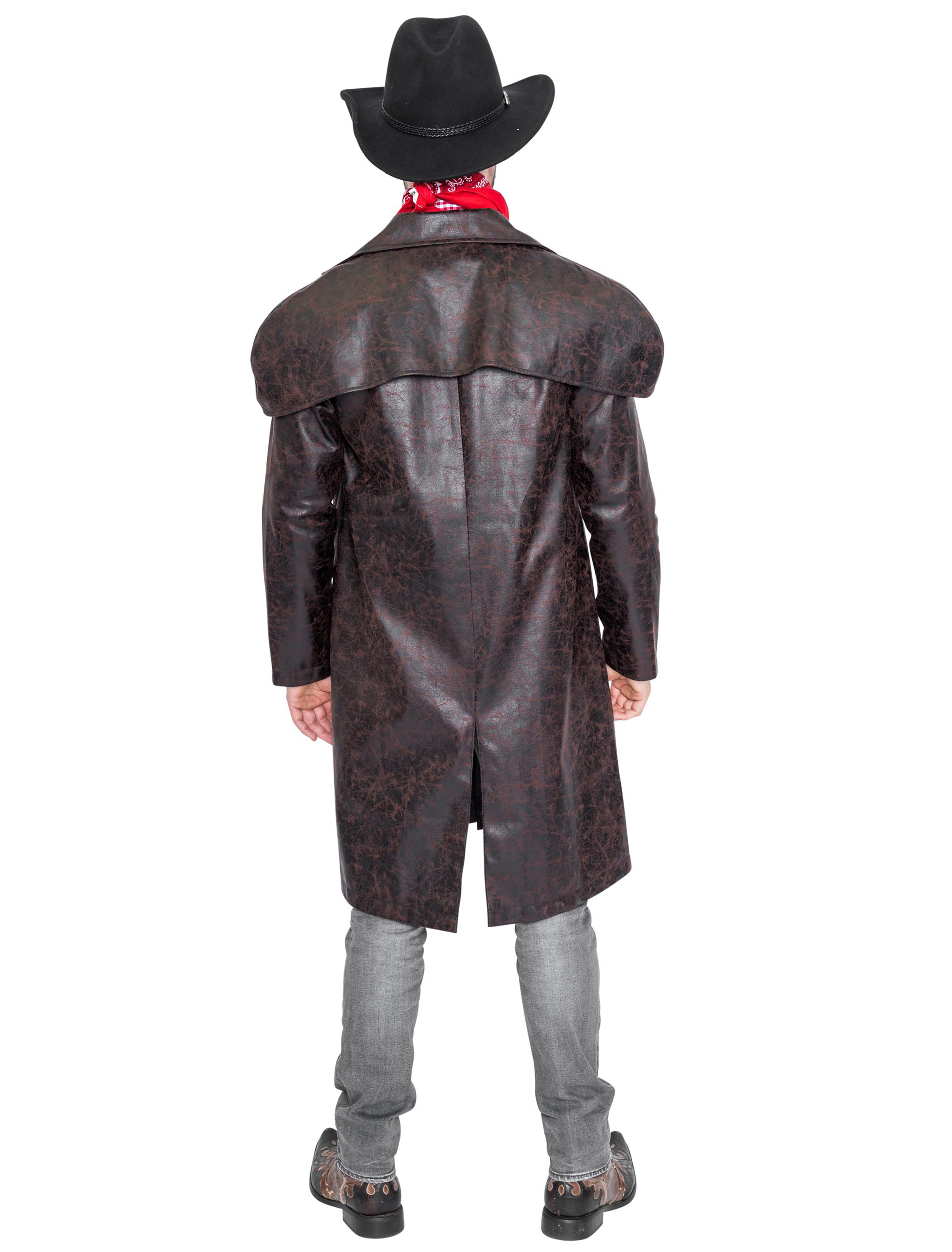 Mantel Cowboy dunkelbraun L/XL