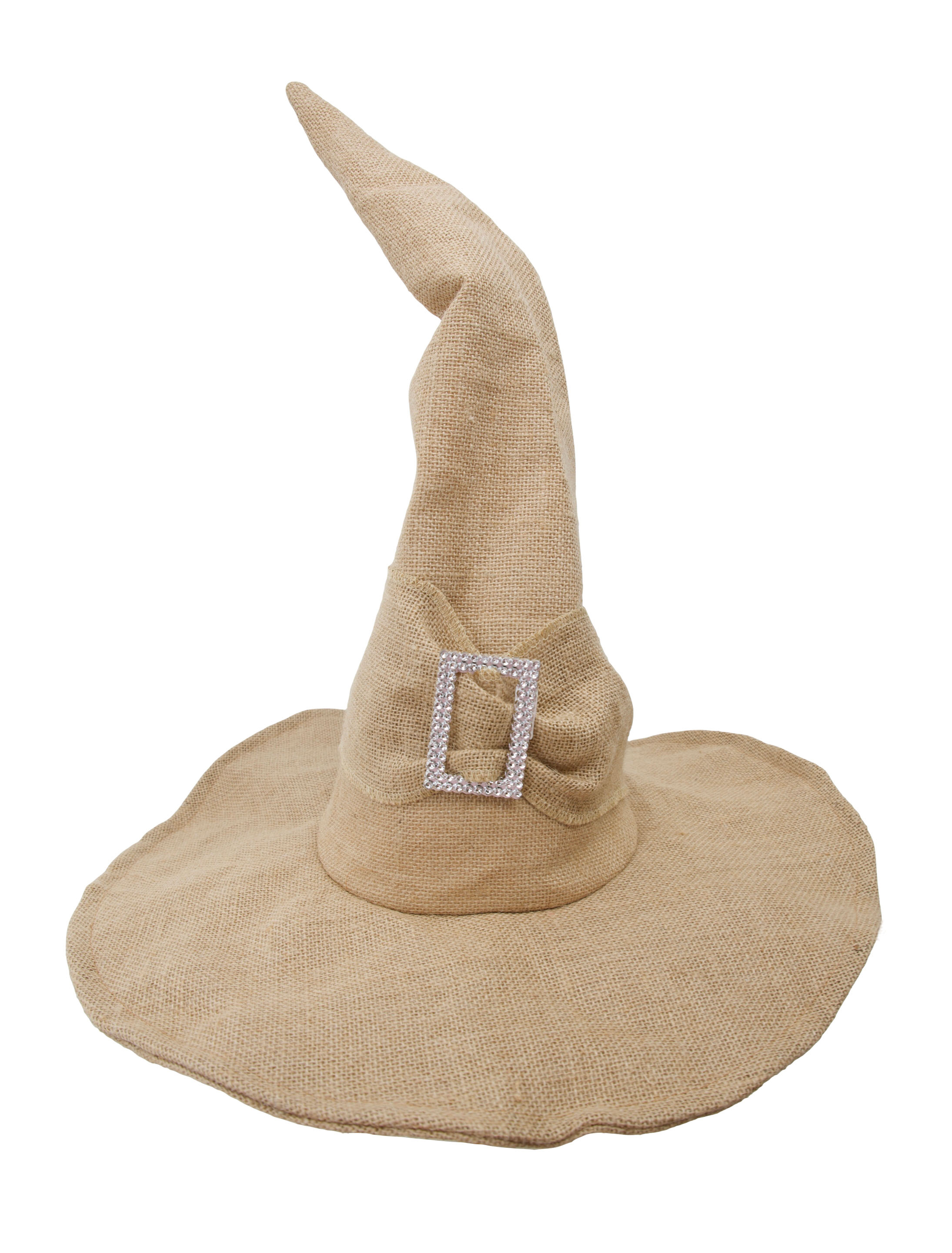 Hexenhut mit Schnalle beige 59