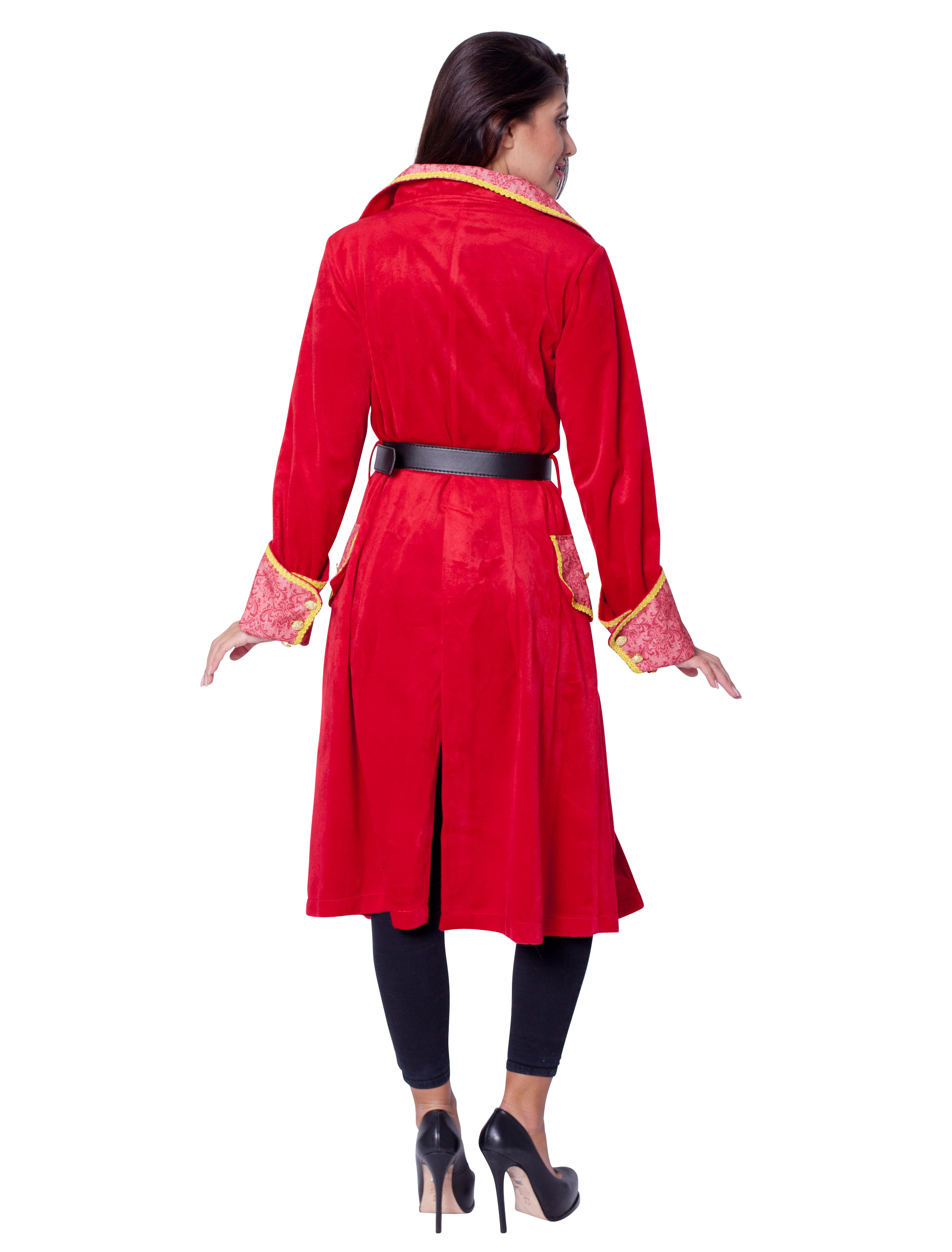Jacke lang Damen rot S Jacke lang Damen rot S