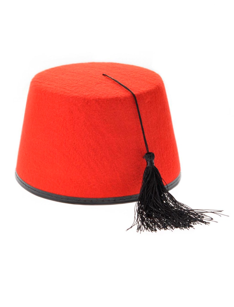 Hut Fez mit Quaste rot
