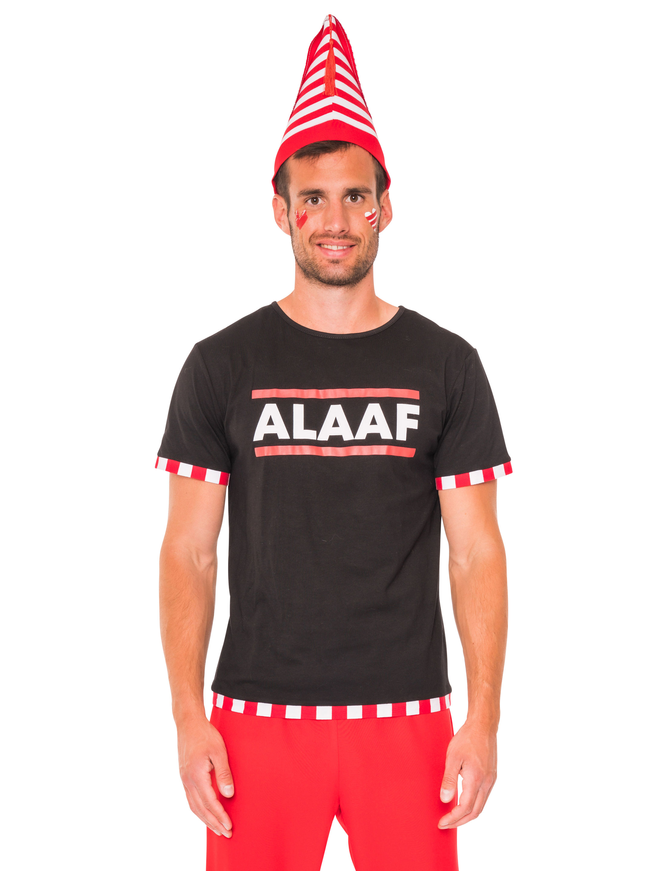 T-Shirt ALAAF Herren schwarz 3XL