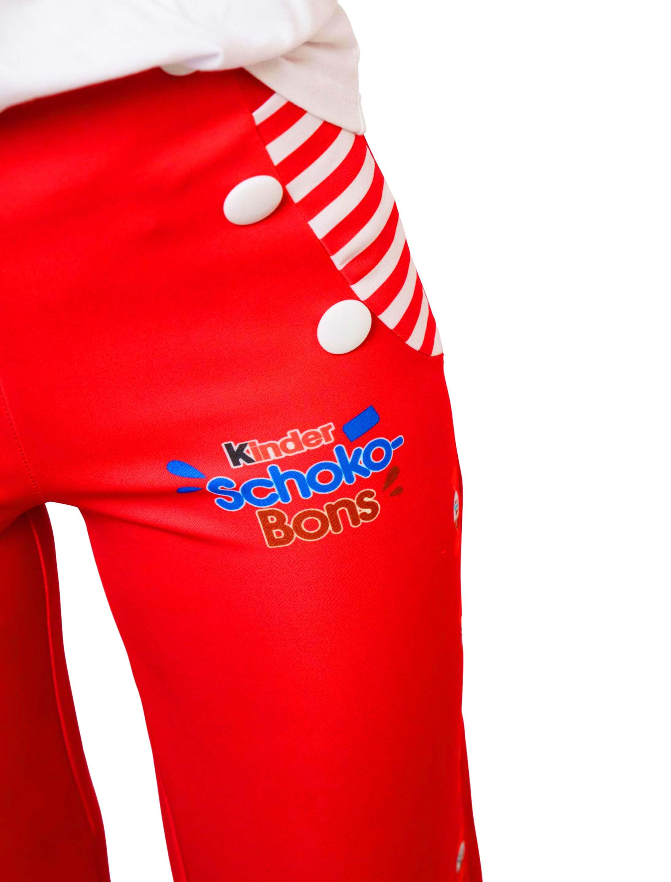 Hose kinder Schoko-Bons Damen rot L