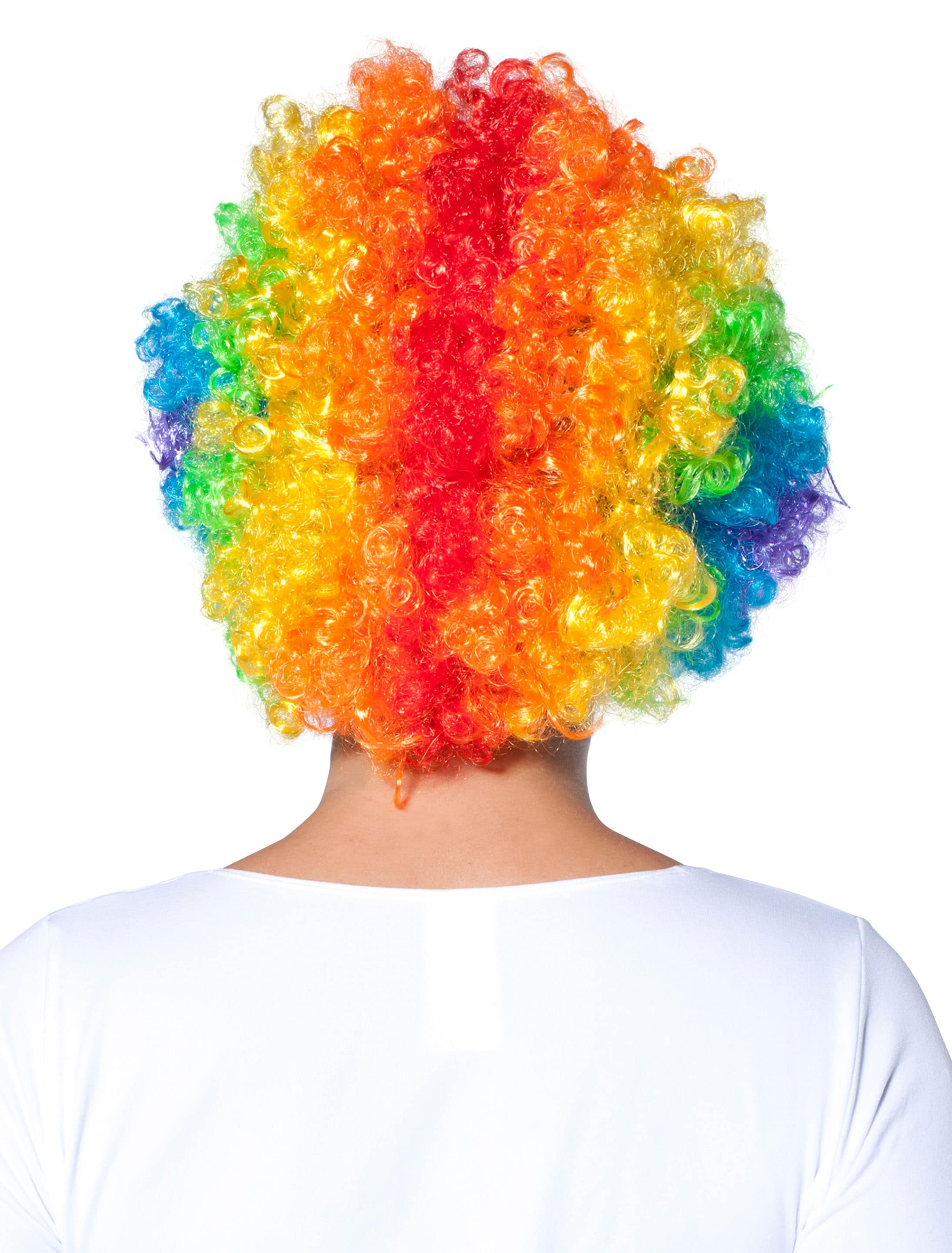 Perücke Clown Regenbogen rainbow one size