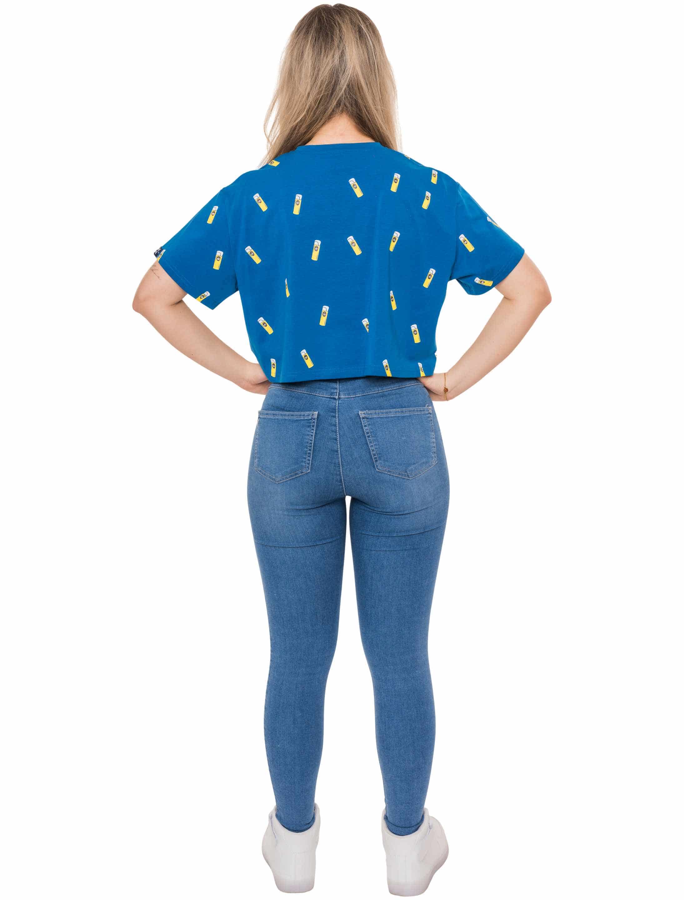 JIS Crop Shirt Jeck im Sunnesching Damen blau S-M