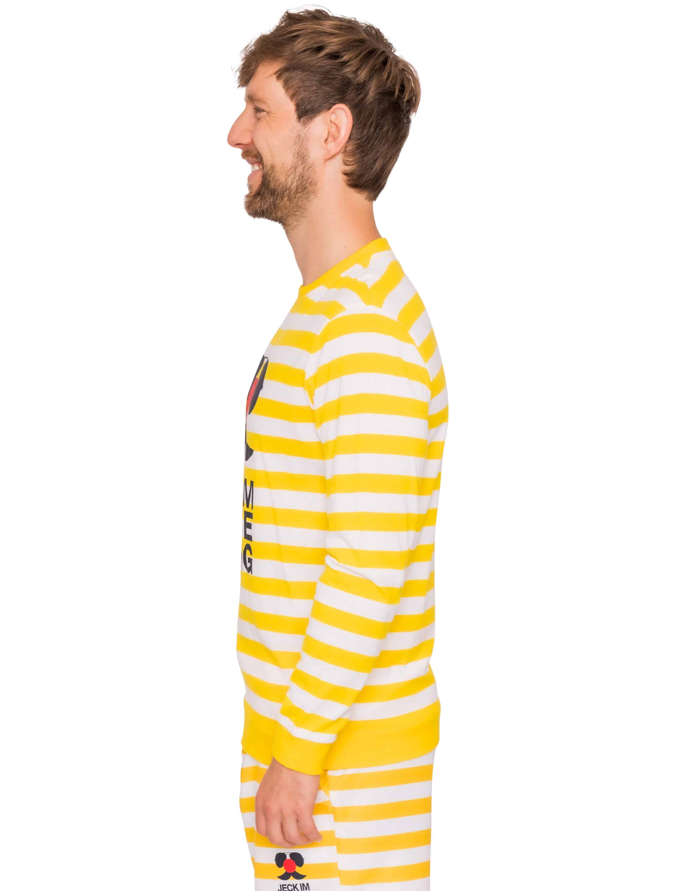 JIS Shirt Jeck im Sunnesching langarm Herren gelb S/M