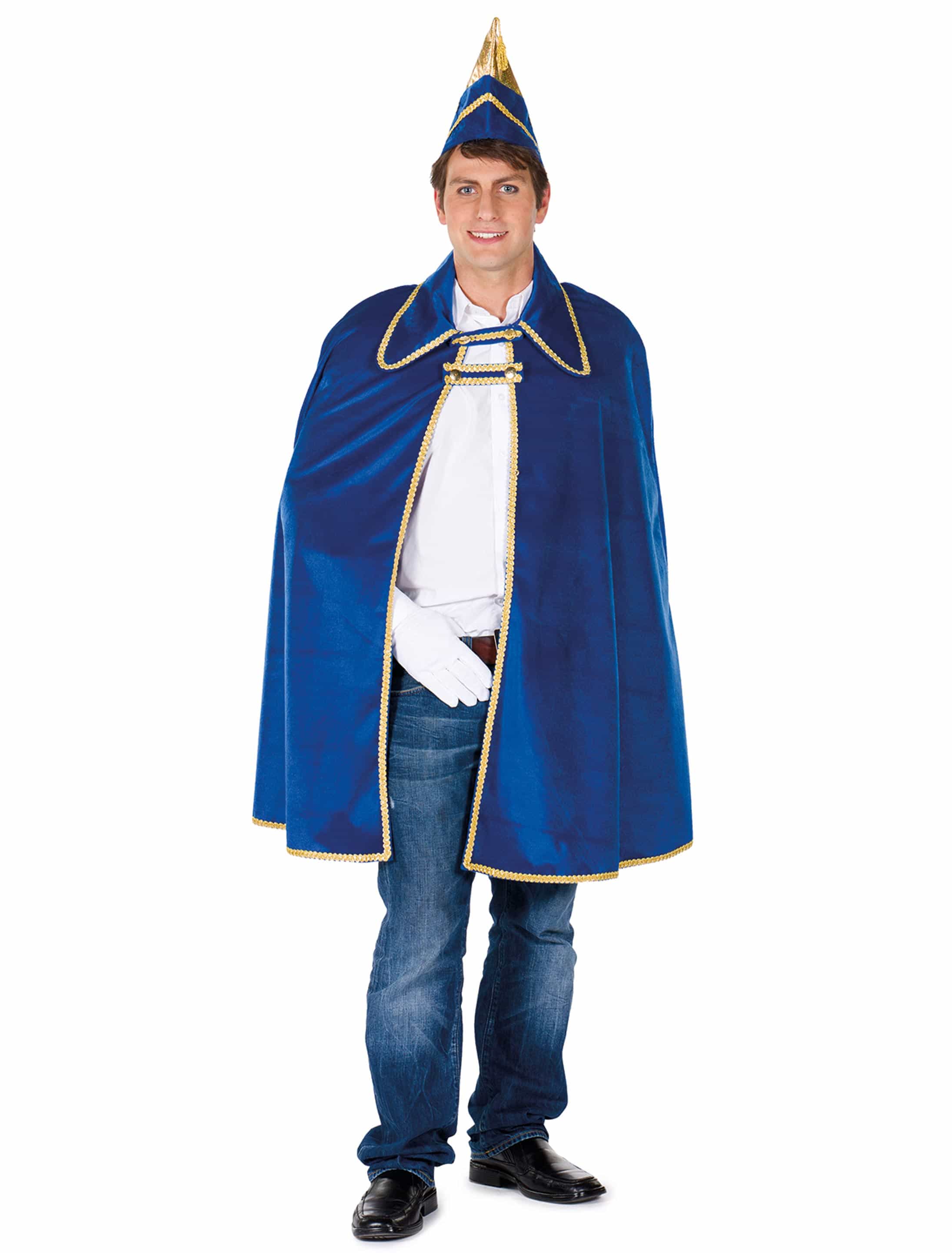 Cape Prinz Herren 2-tlg. blau one size