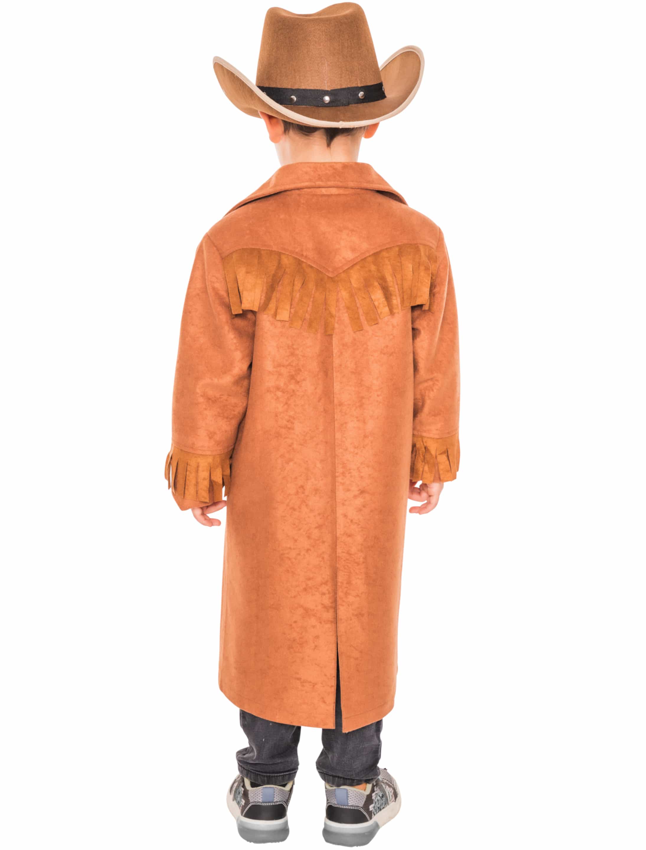 Mantel Cowboy Kinder braun 116-128