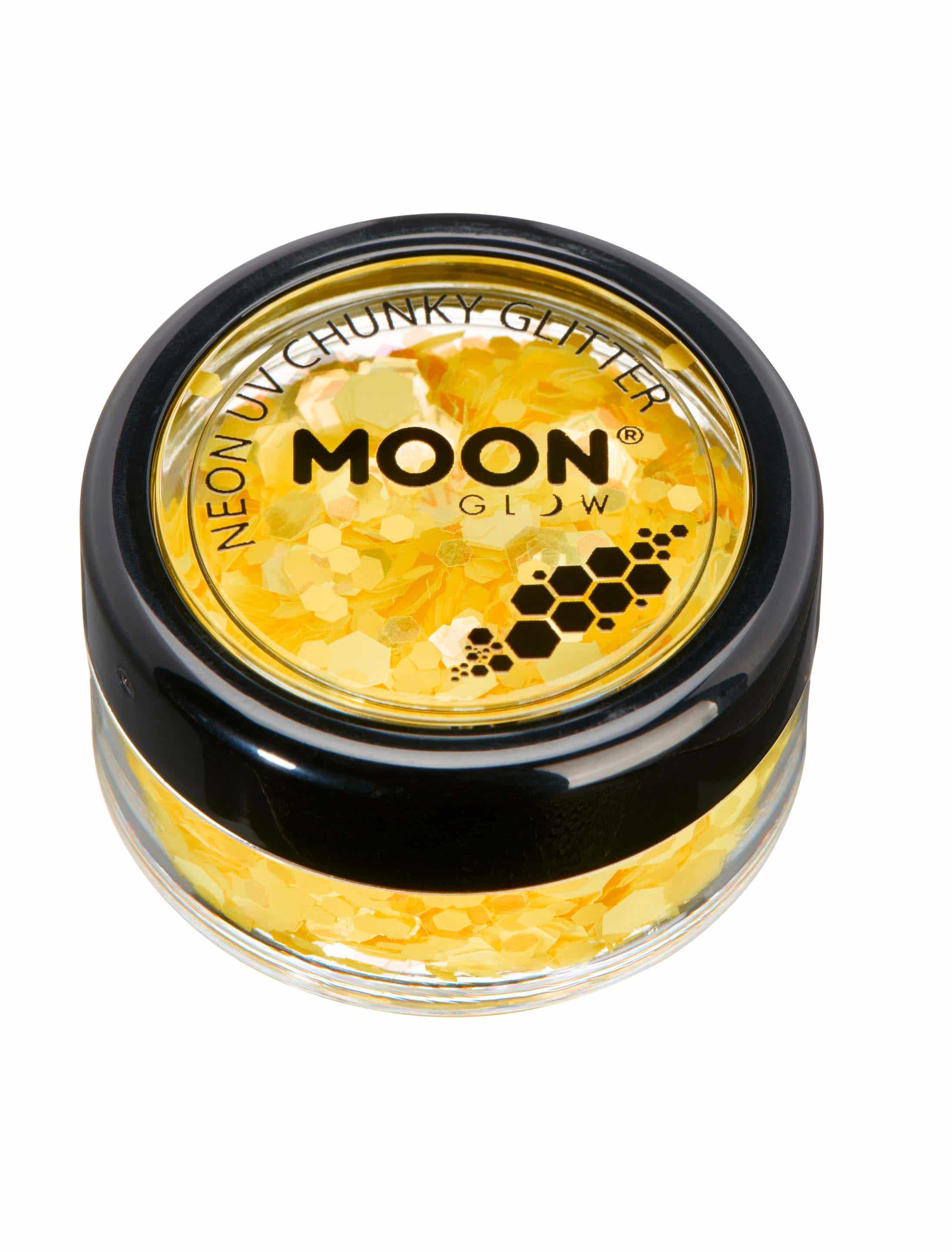 Glitzer Chunky Neon UV 3g gold
