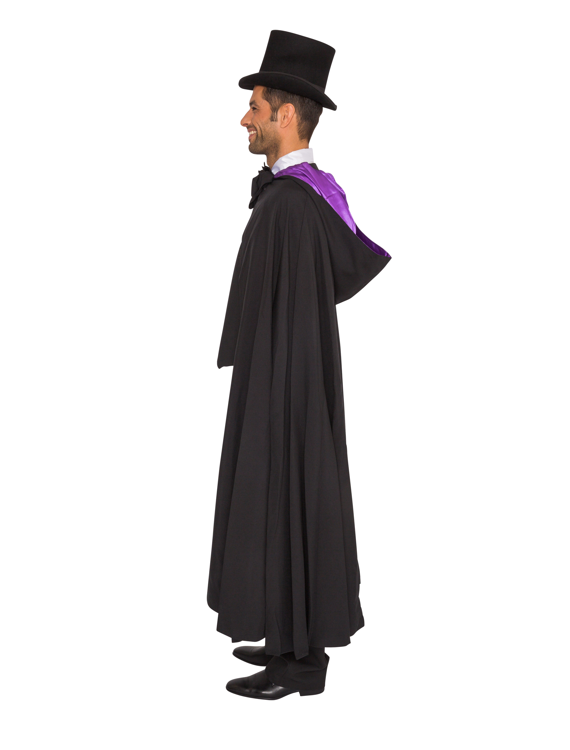 Cape Halloween schwarz/lila one size Cape Halloween schwarz/lila one size
