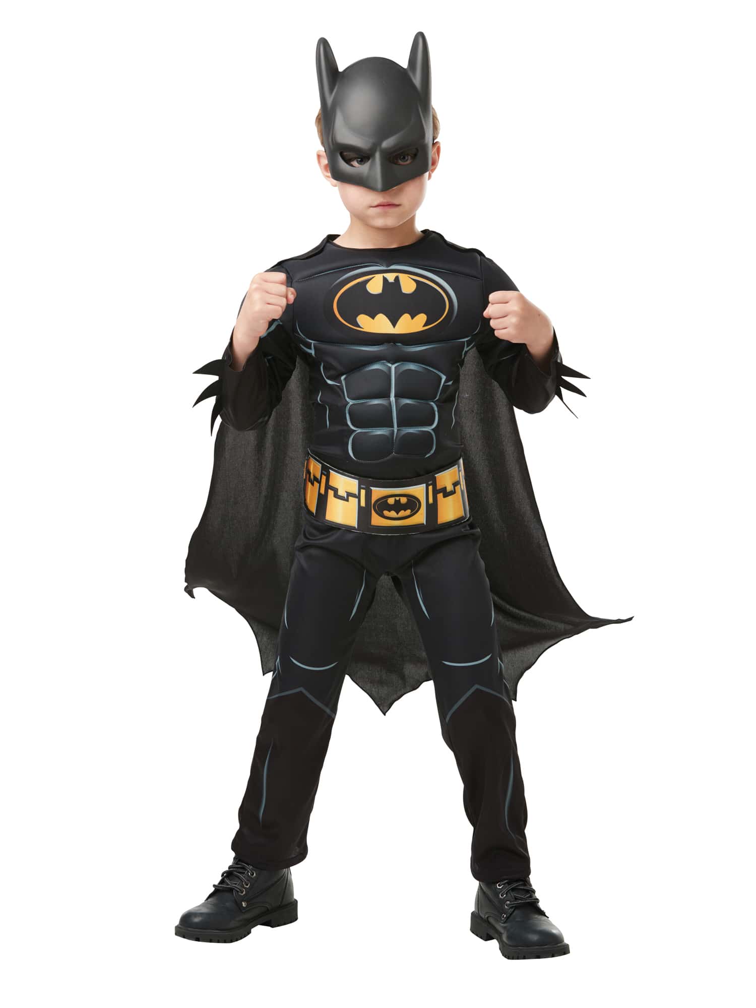 Batman Core Kinder 2tlg. schwarz 3-4 Jahre