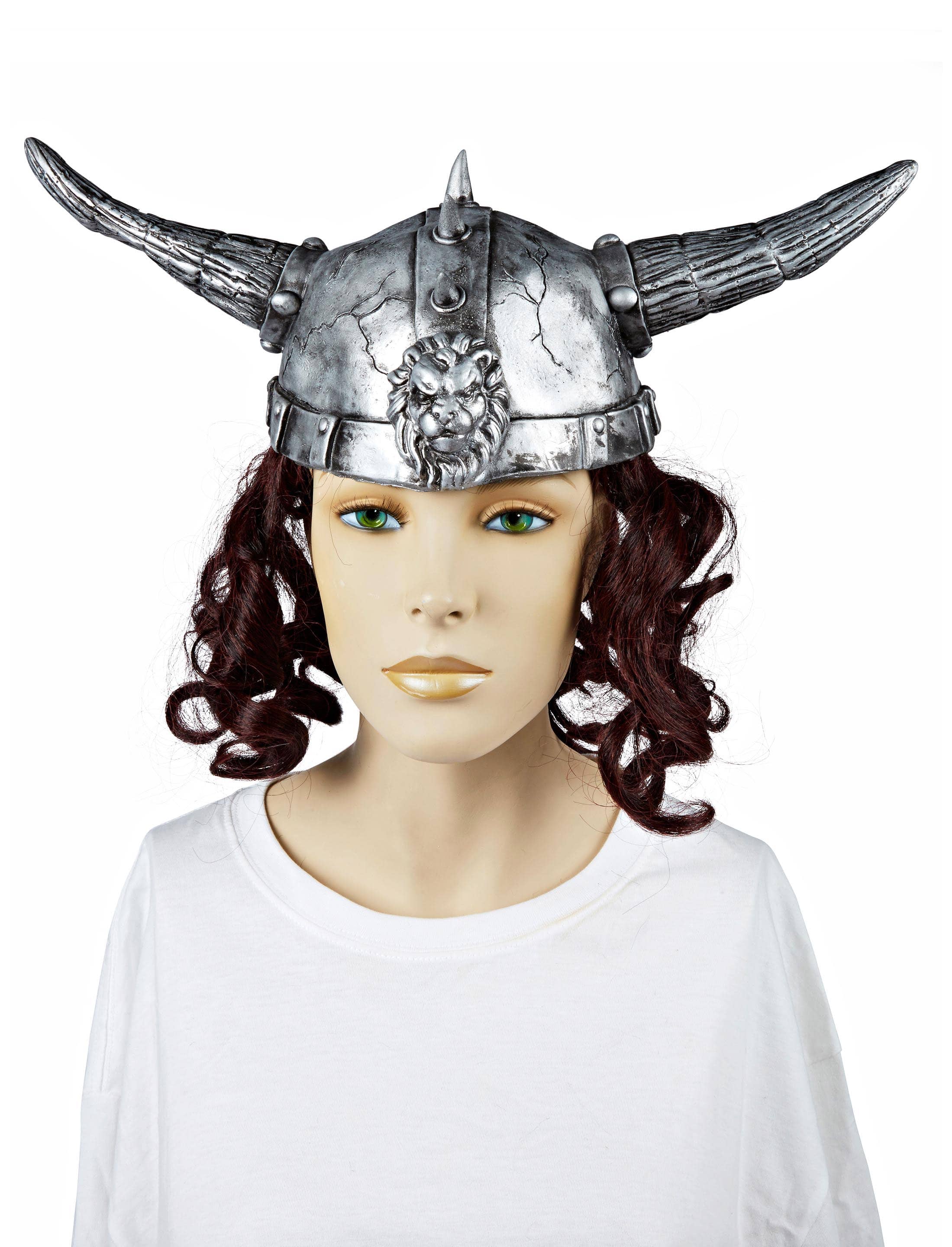 Wikingerhelm Latex silber