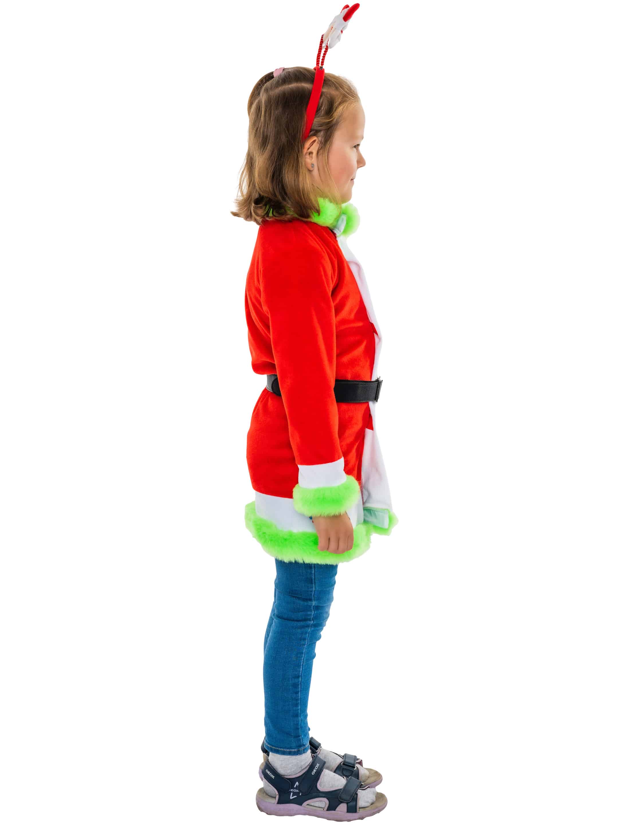 Jacke Elf mit Gürtel Kinder multicolor bzw. bunt 134-140 Jacke Elf mit Gürtel Kinder multicolor bzw. bunt 134-140