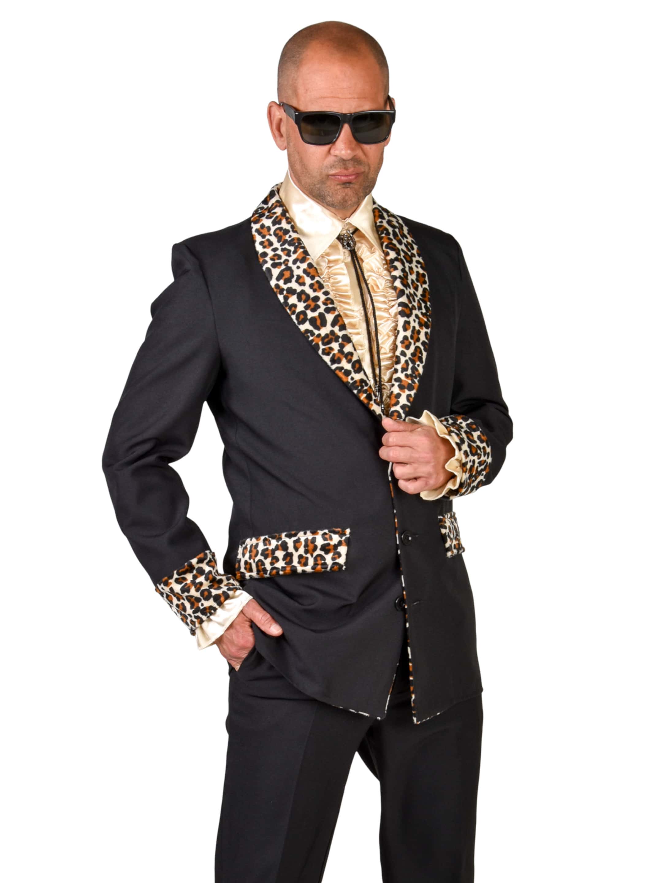 Jacke Herren mit Leopardenmuster XL