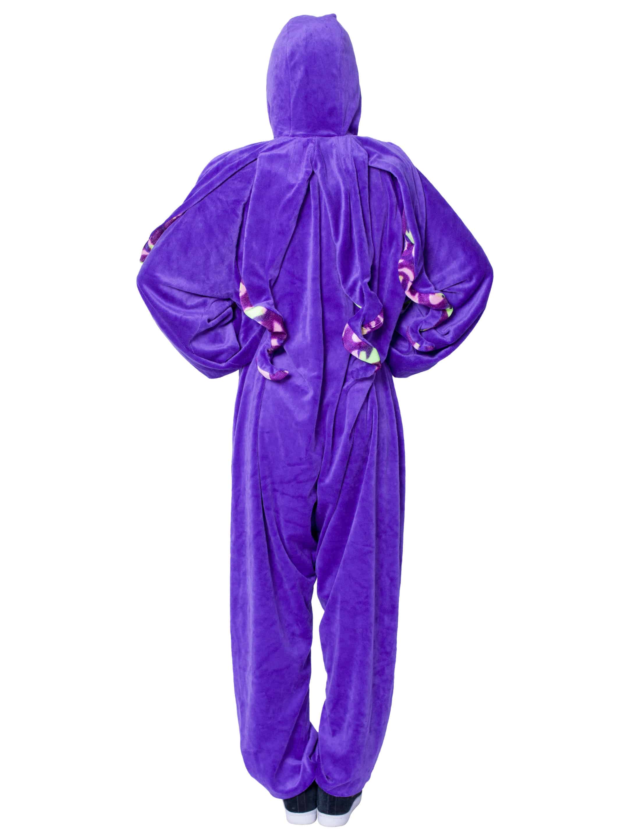 Overall Plüsch Tintenfisch Damen lila 42