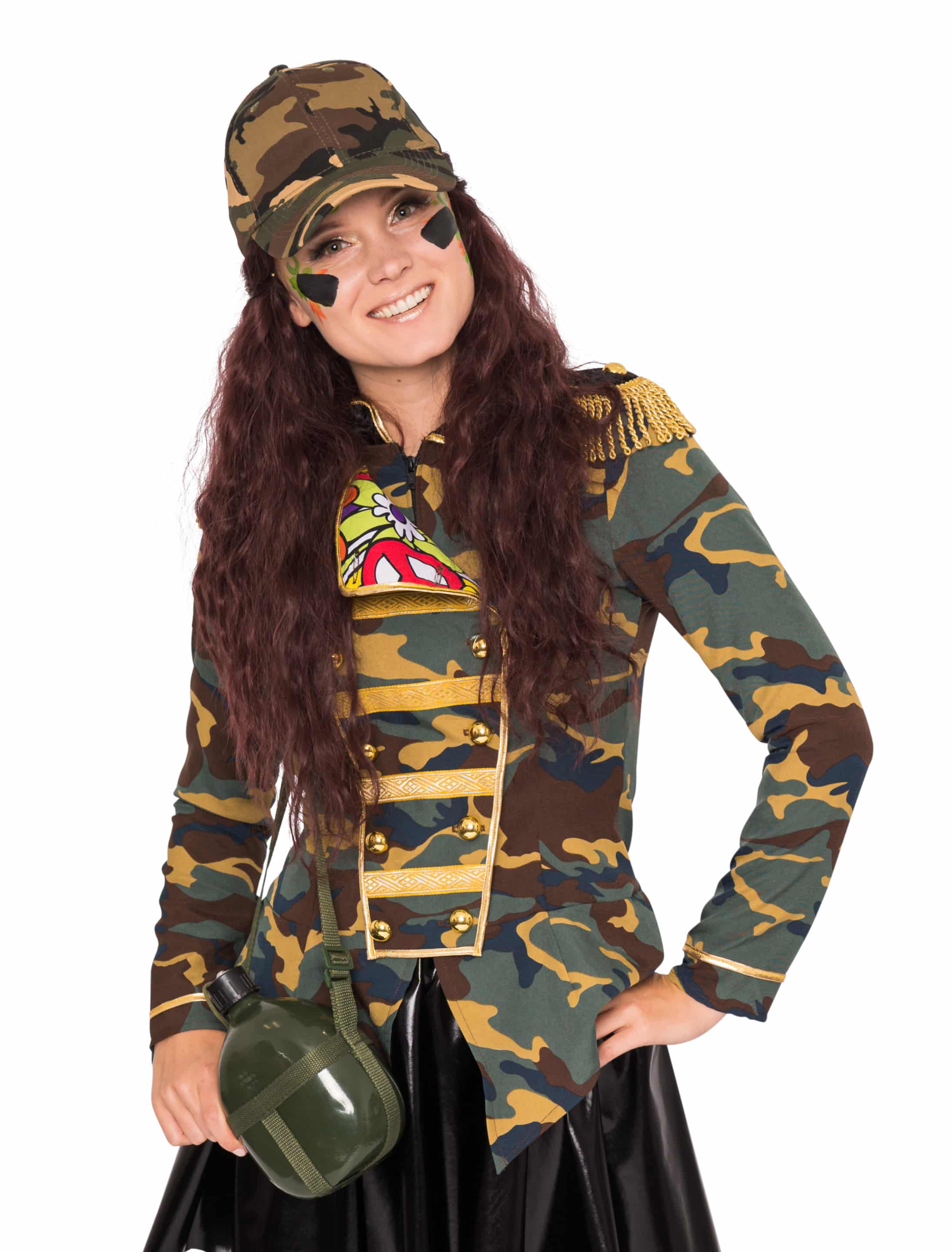 Jacke Camouflage Damen camouflage L