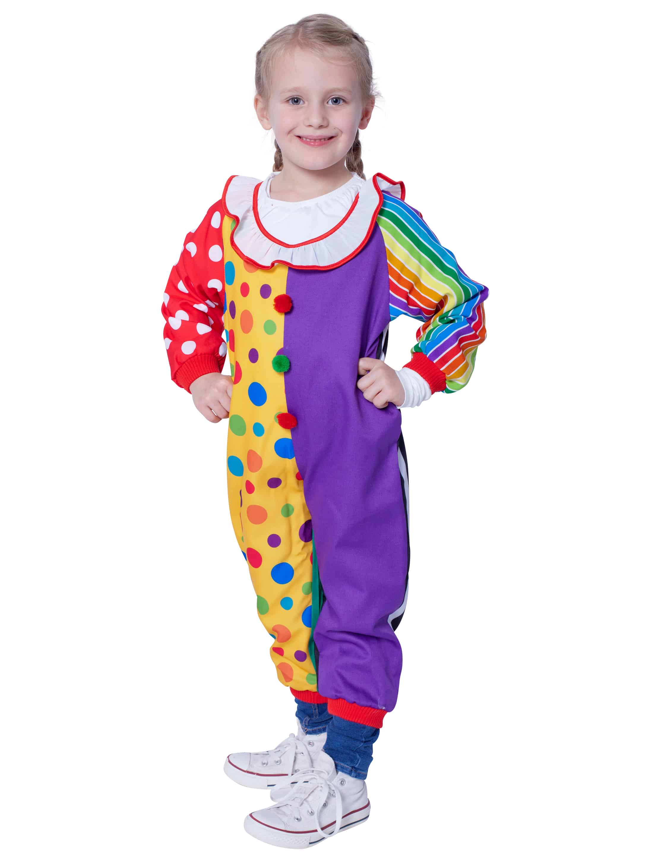 Overall Clown Kinder mehrfarbig 140