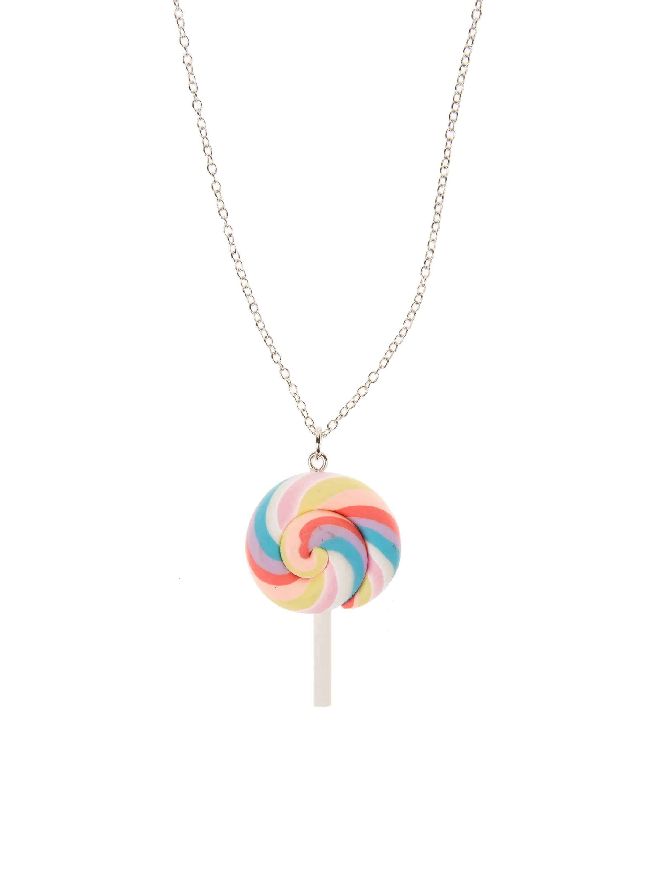 Halskette Candy Lolli mehrfarbig